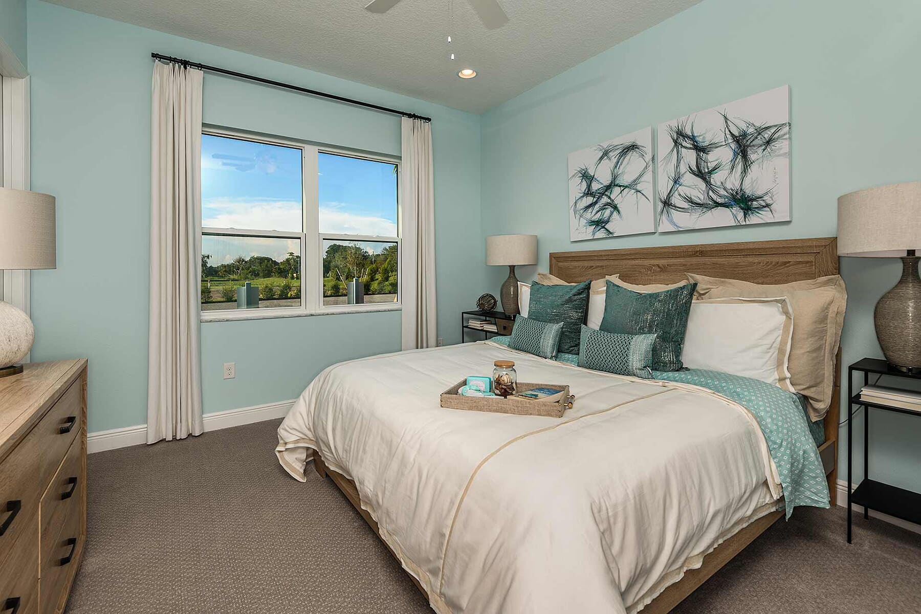 Colorful Guest Room