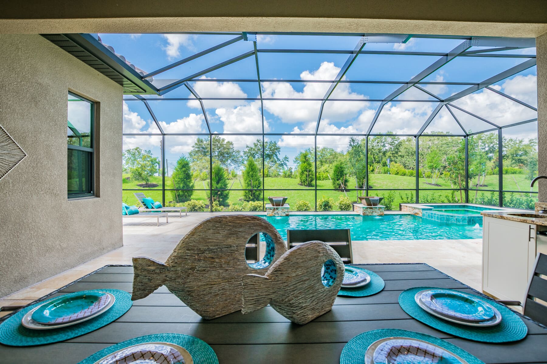 Lanai Table Decor