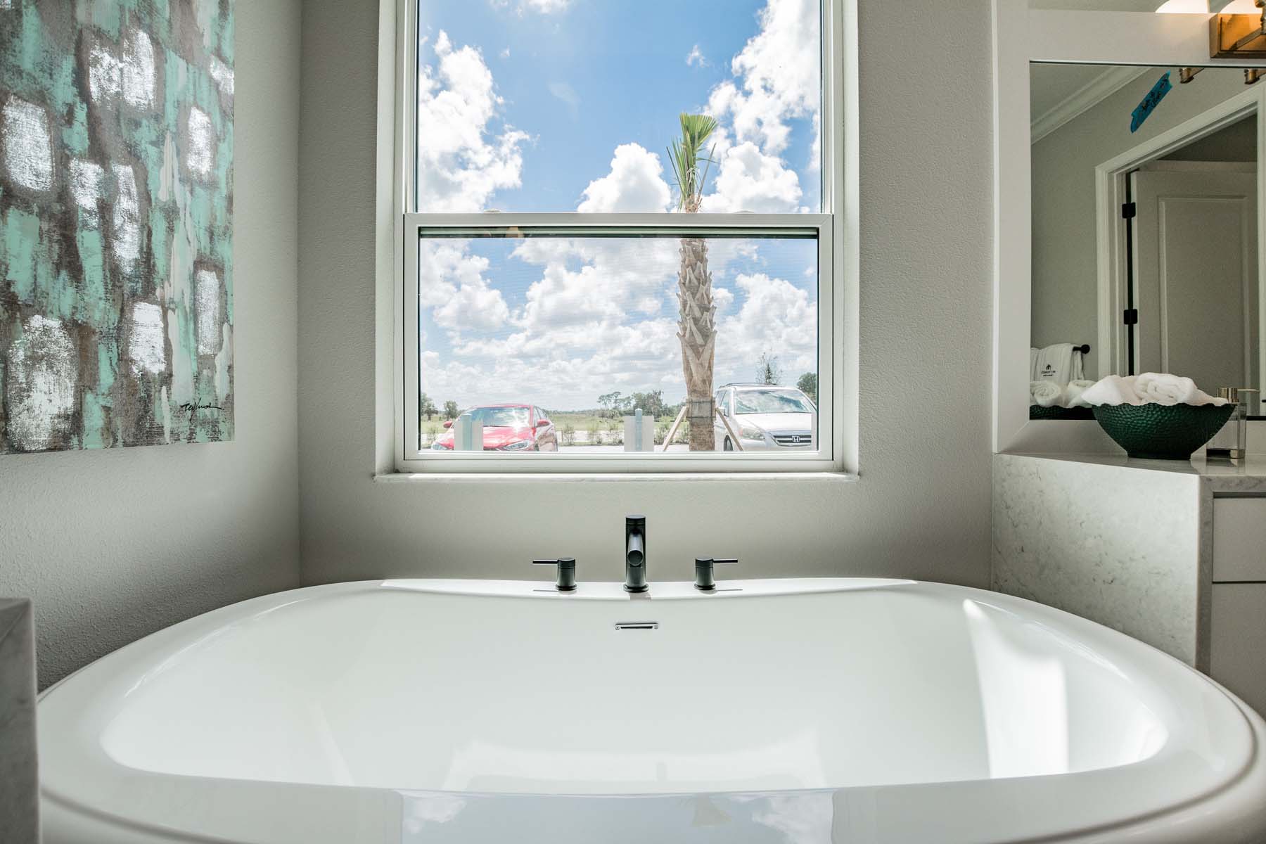 Owner's Bathroom With Soaking Tub