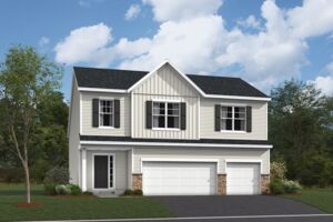 Carlton Elevation A 3-Car Optional Stone