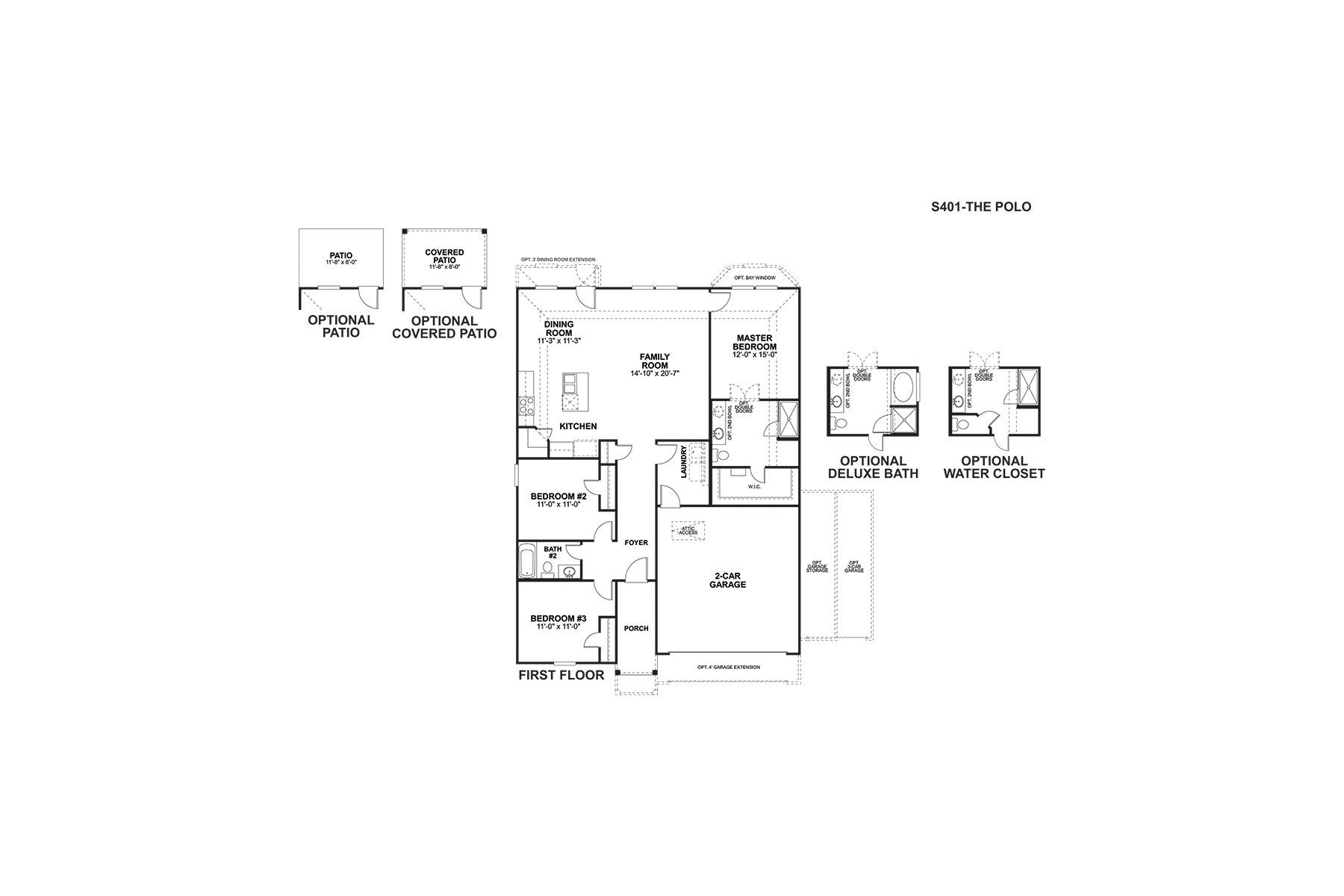 New Homes in Magnolia The Polo (Plan) M/I Homes