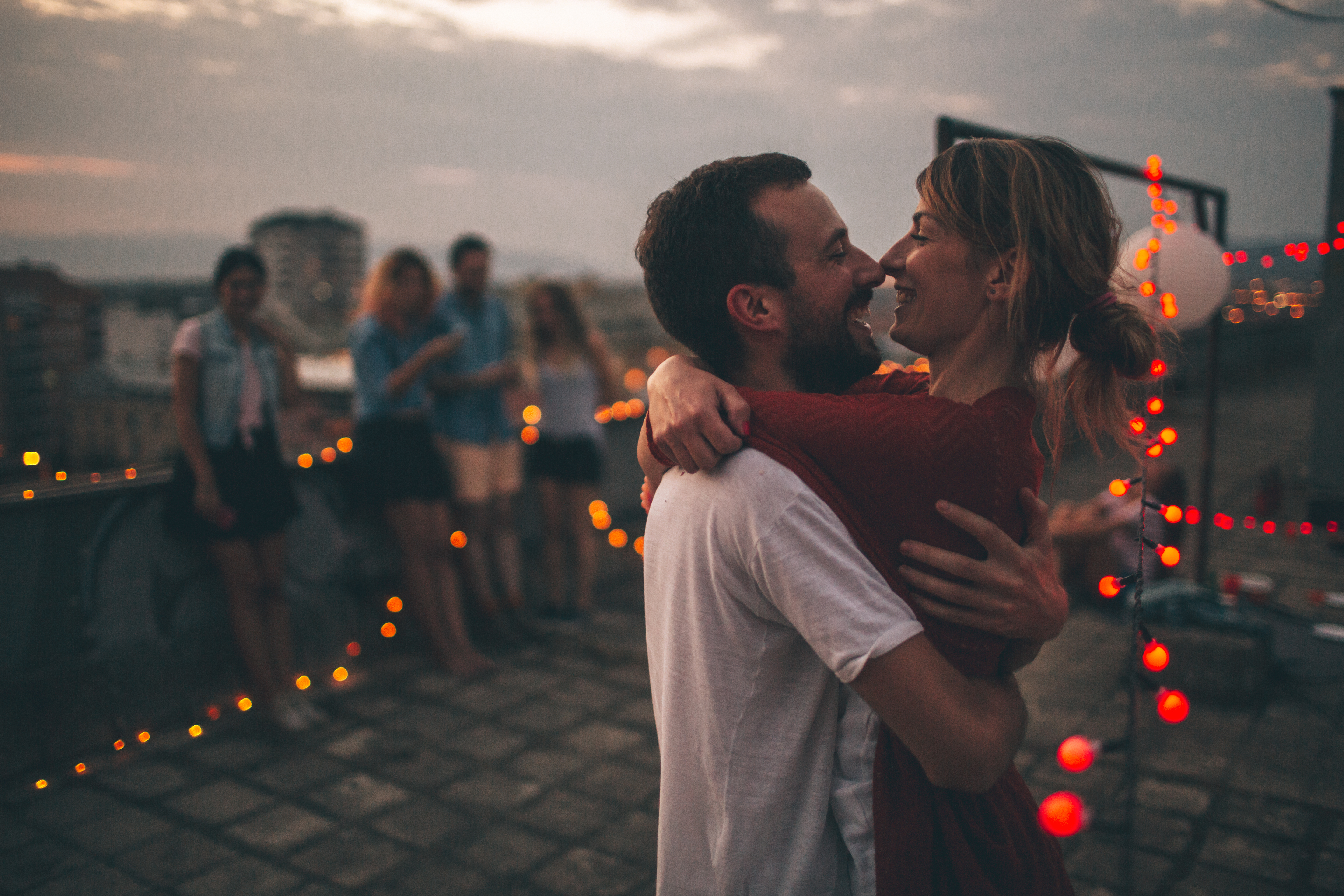 Couple Embracing