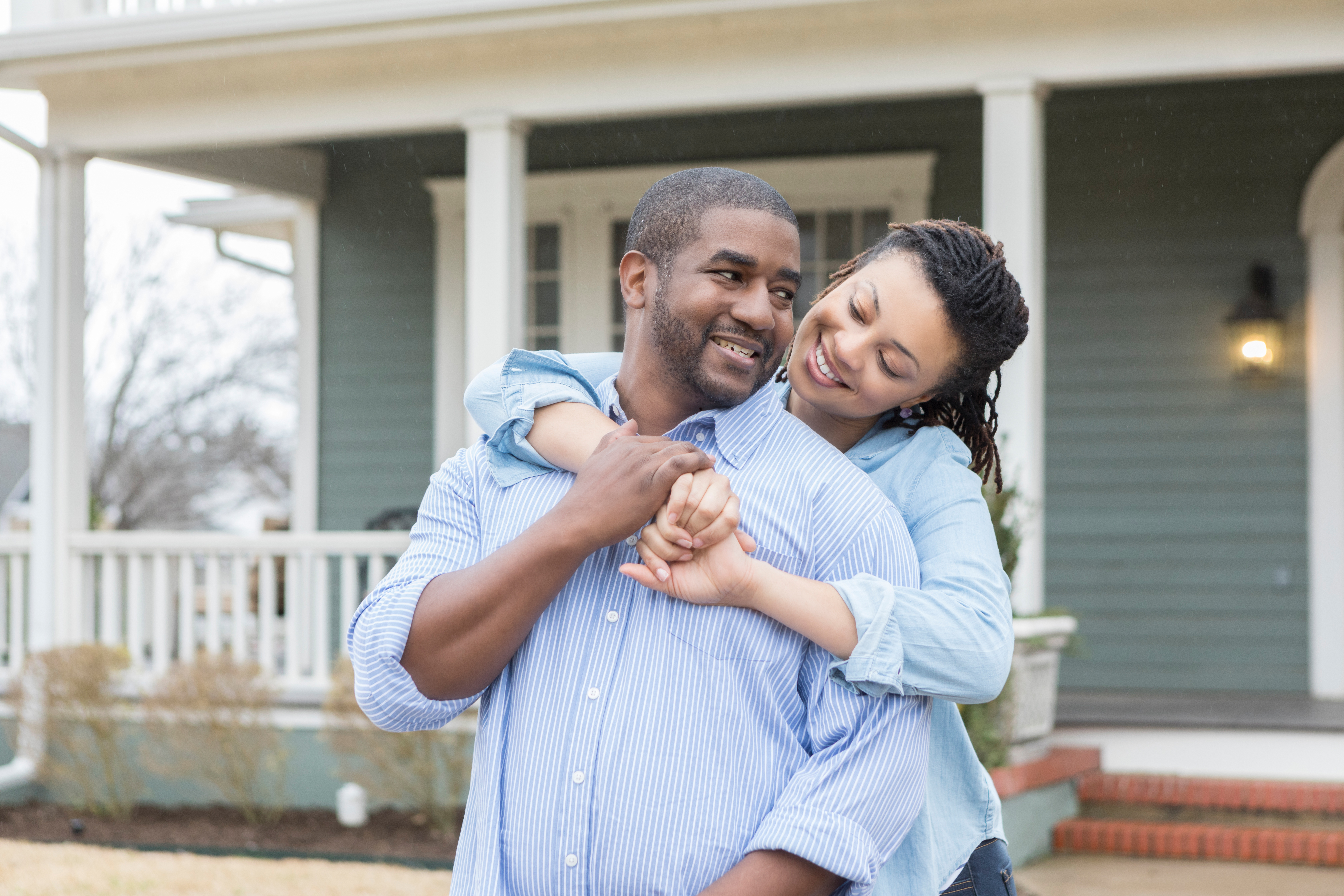 Homeowners Outside home