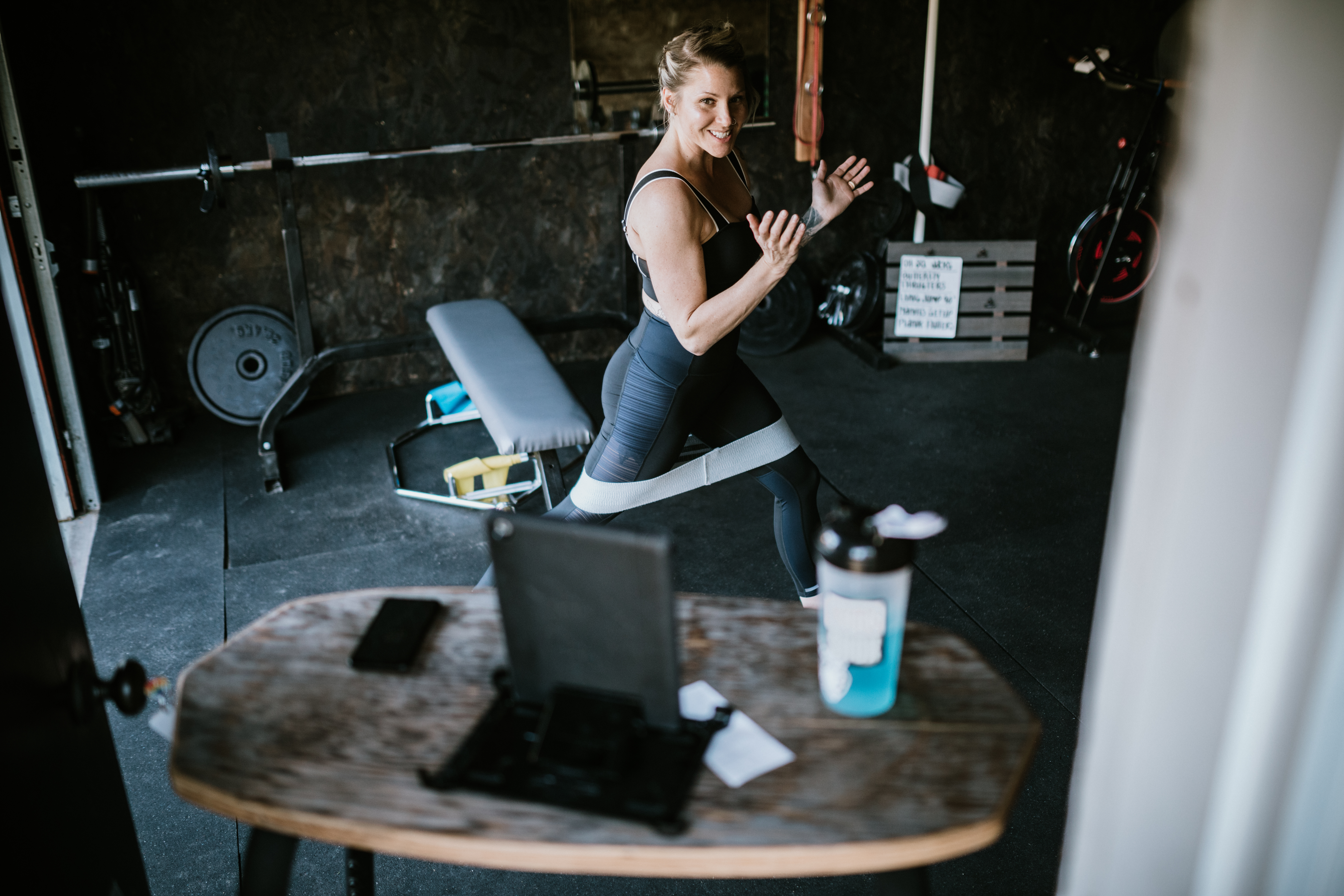 Home Gym in Garage