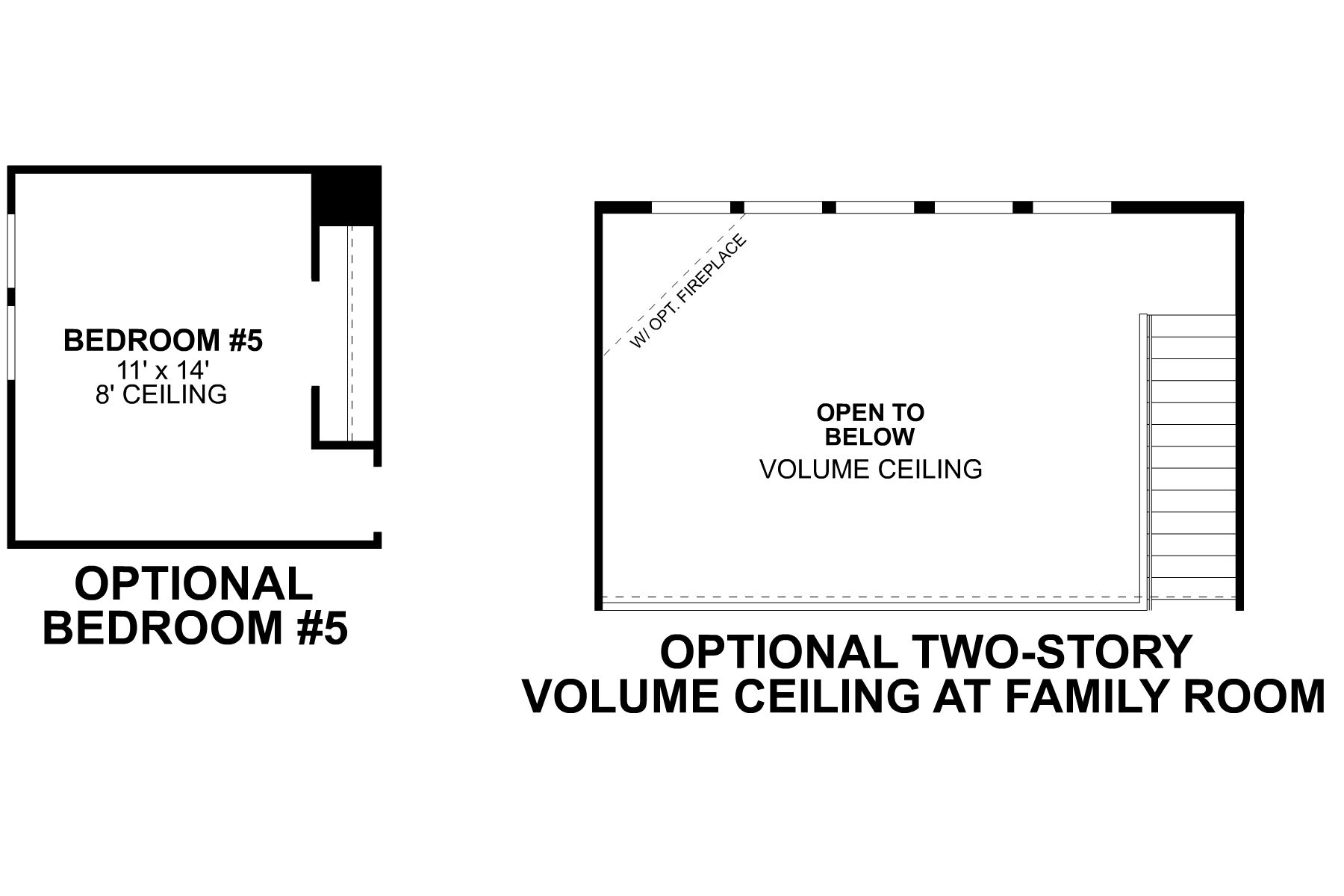 Whitley Second Floor Options