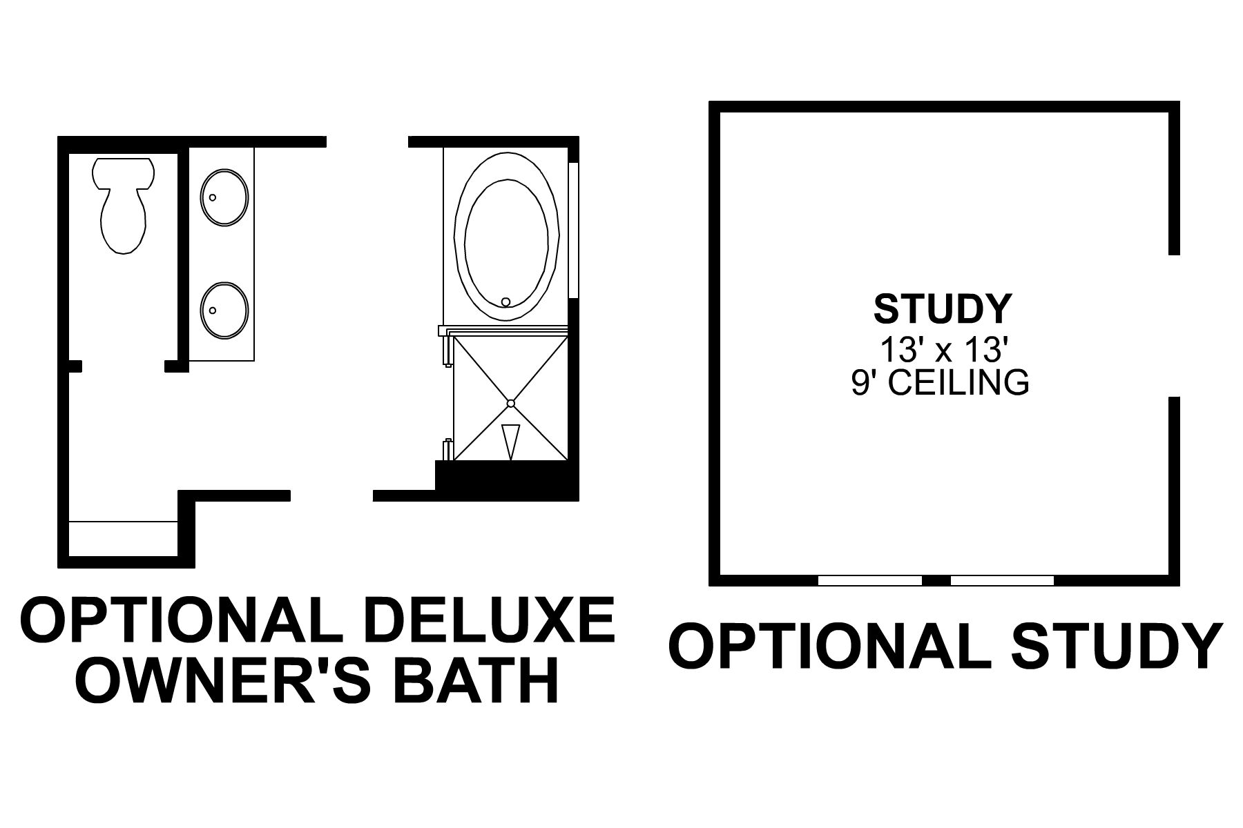 Whitley First Floor Options