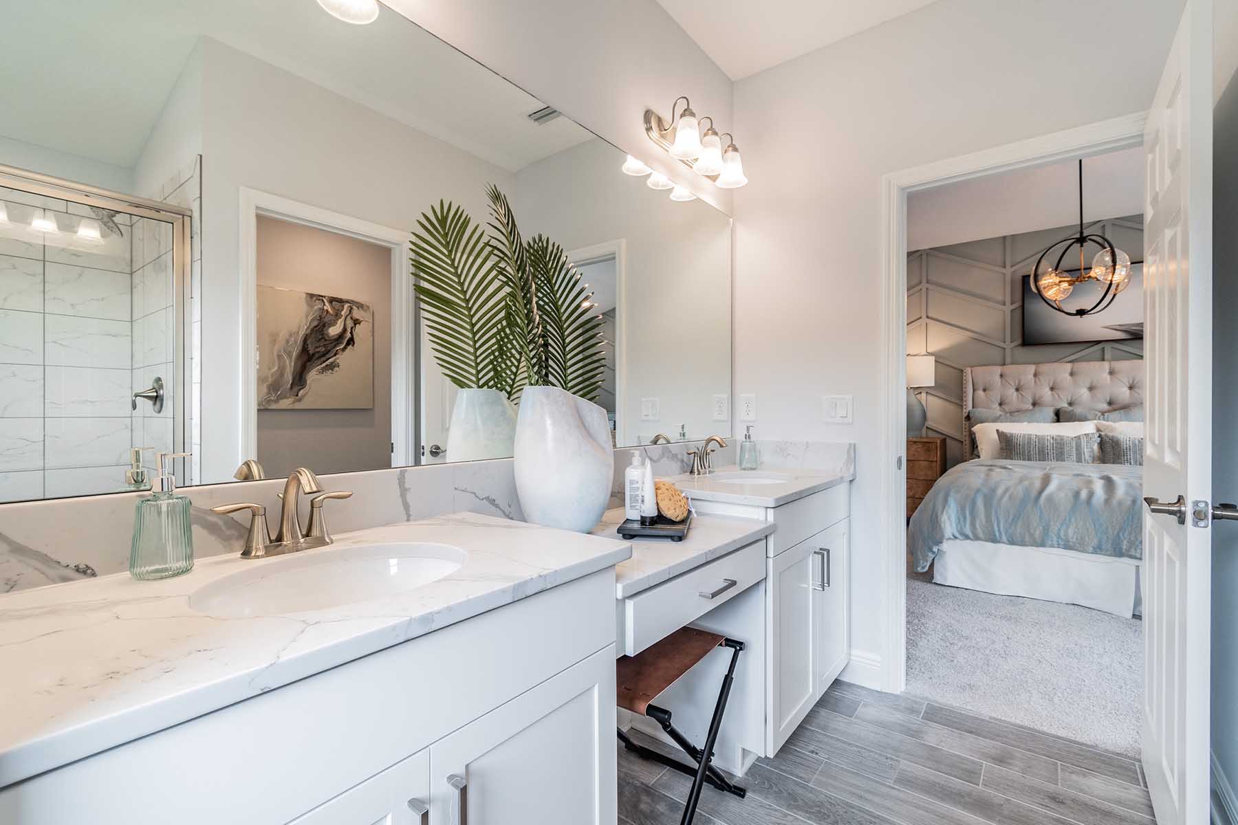 Owner's Bathroom Dual Vanity