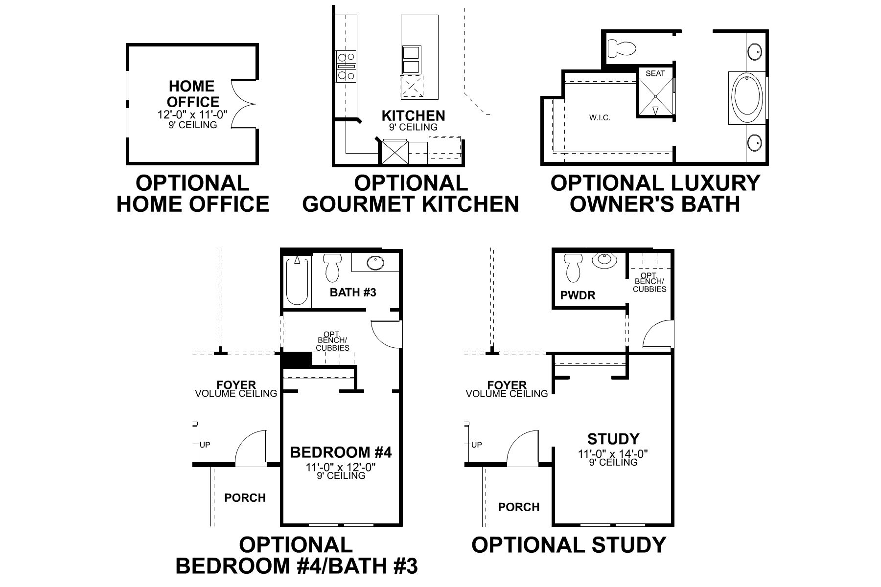 Zacate First Floor Options