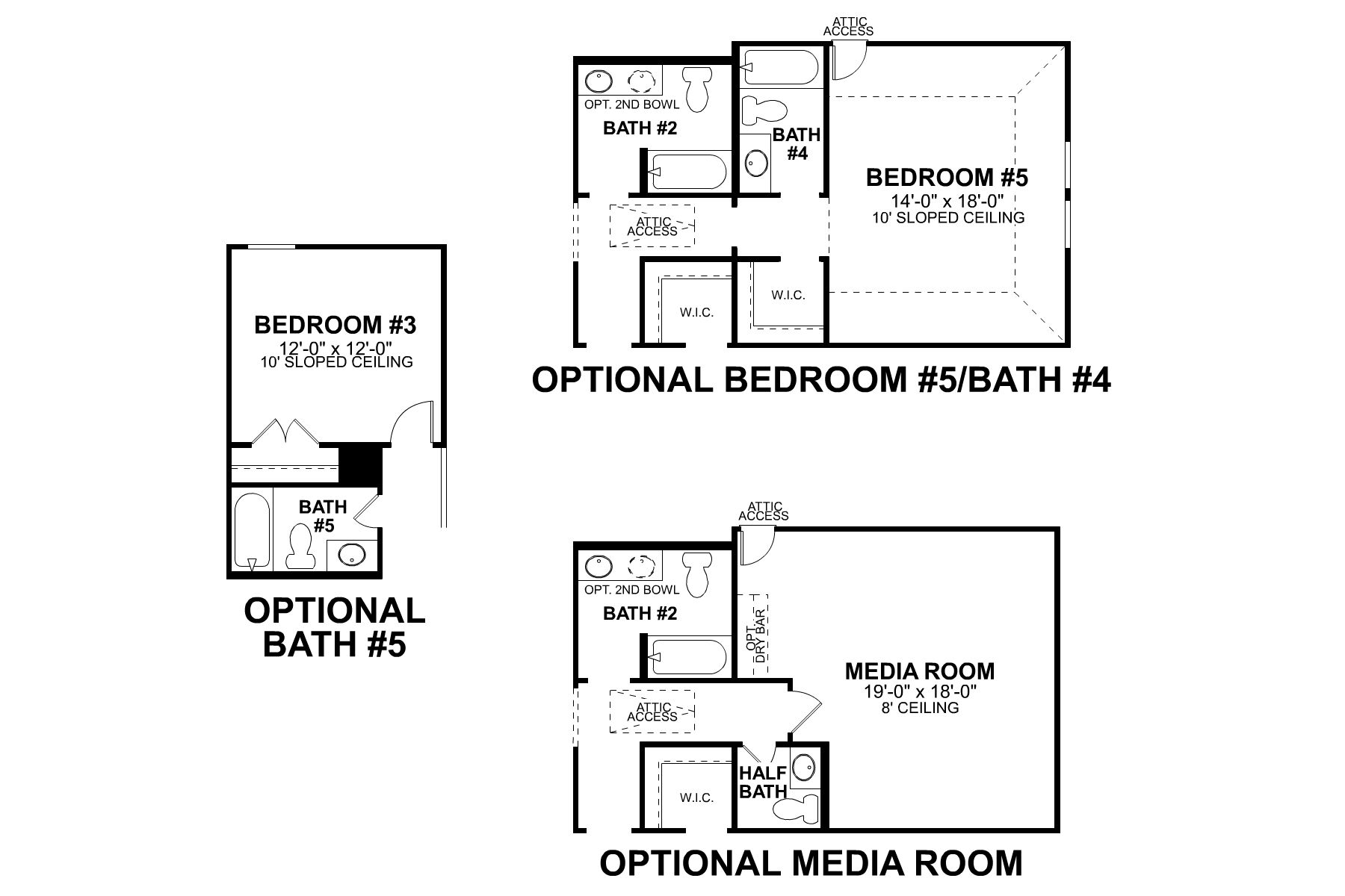 Zacate Second Floor Options