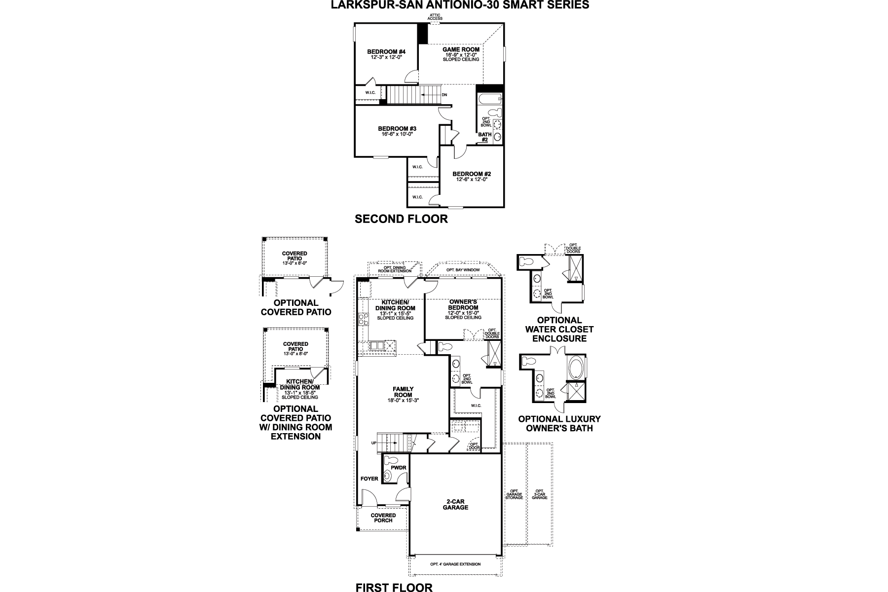 San Antonio Larkspur Floorplan