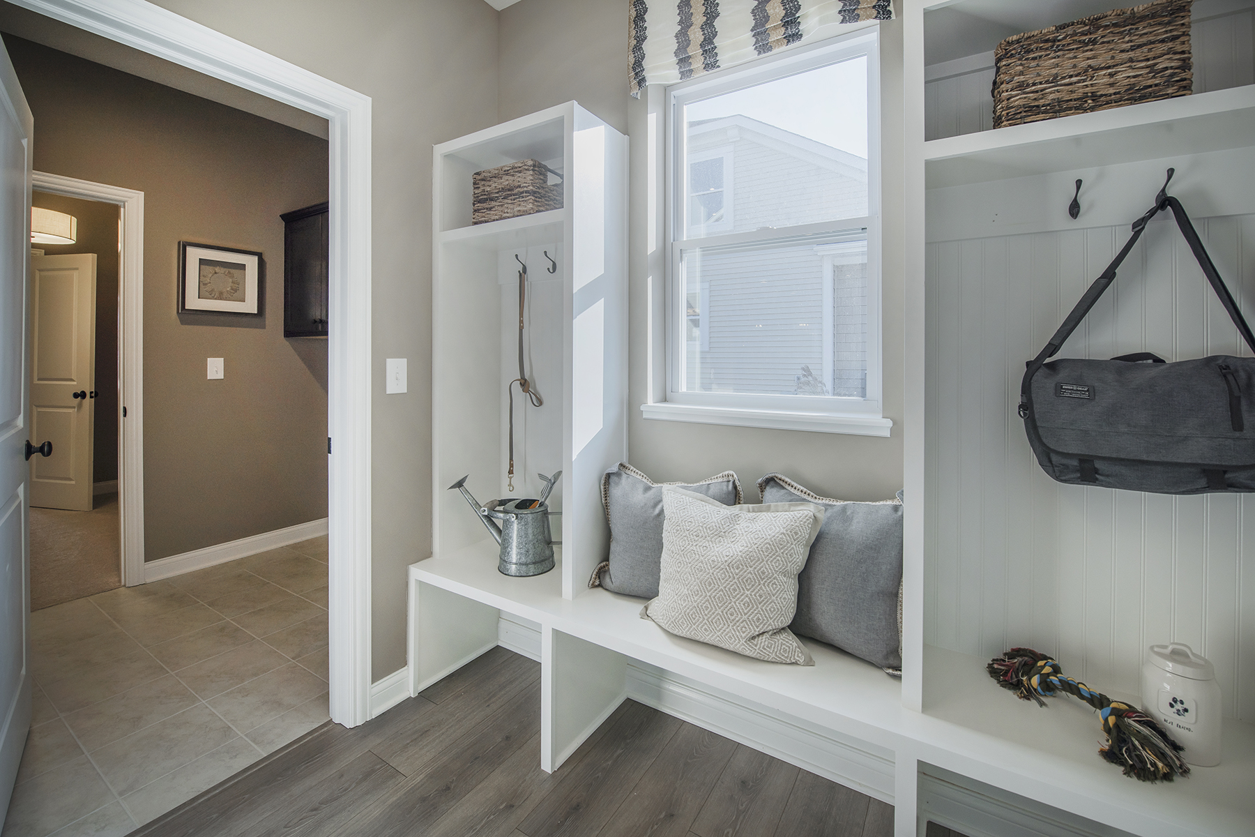 Mud Room With Individual Cubbies