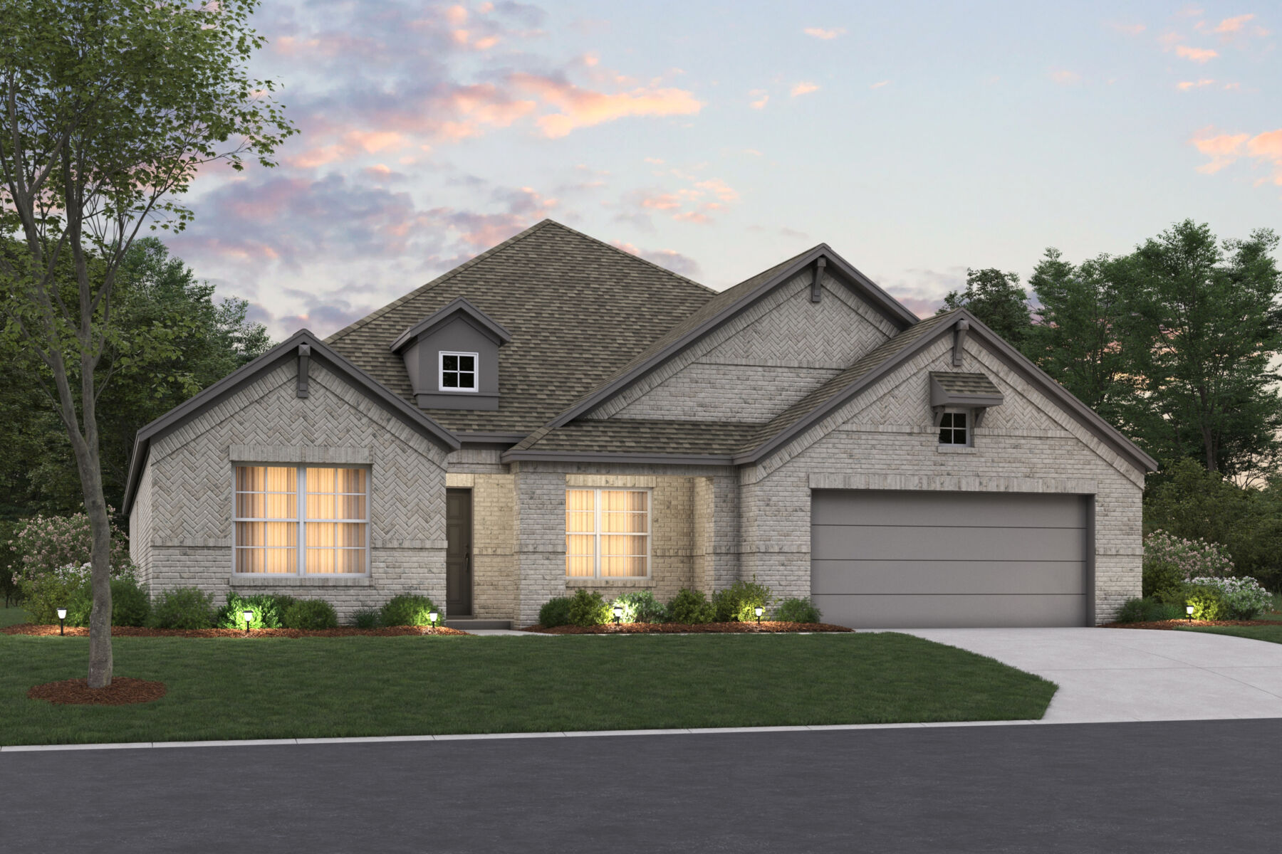 New Homes in Justin The Arlington (Plan) M/I Homes