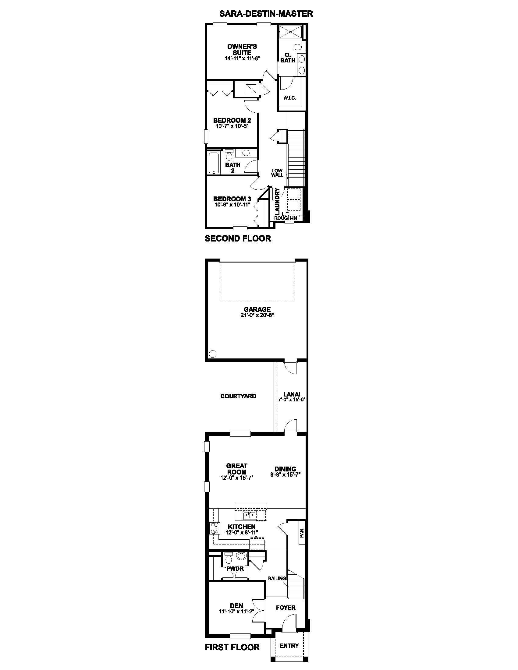 New Homes in Sarasota The Destin (Plan) M/I Homes