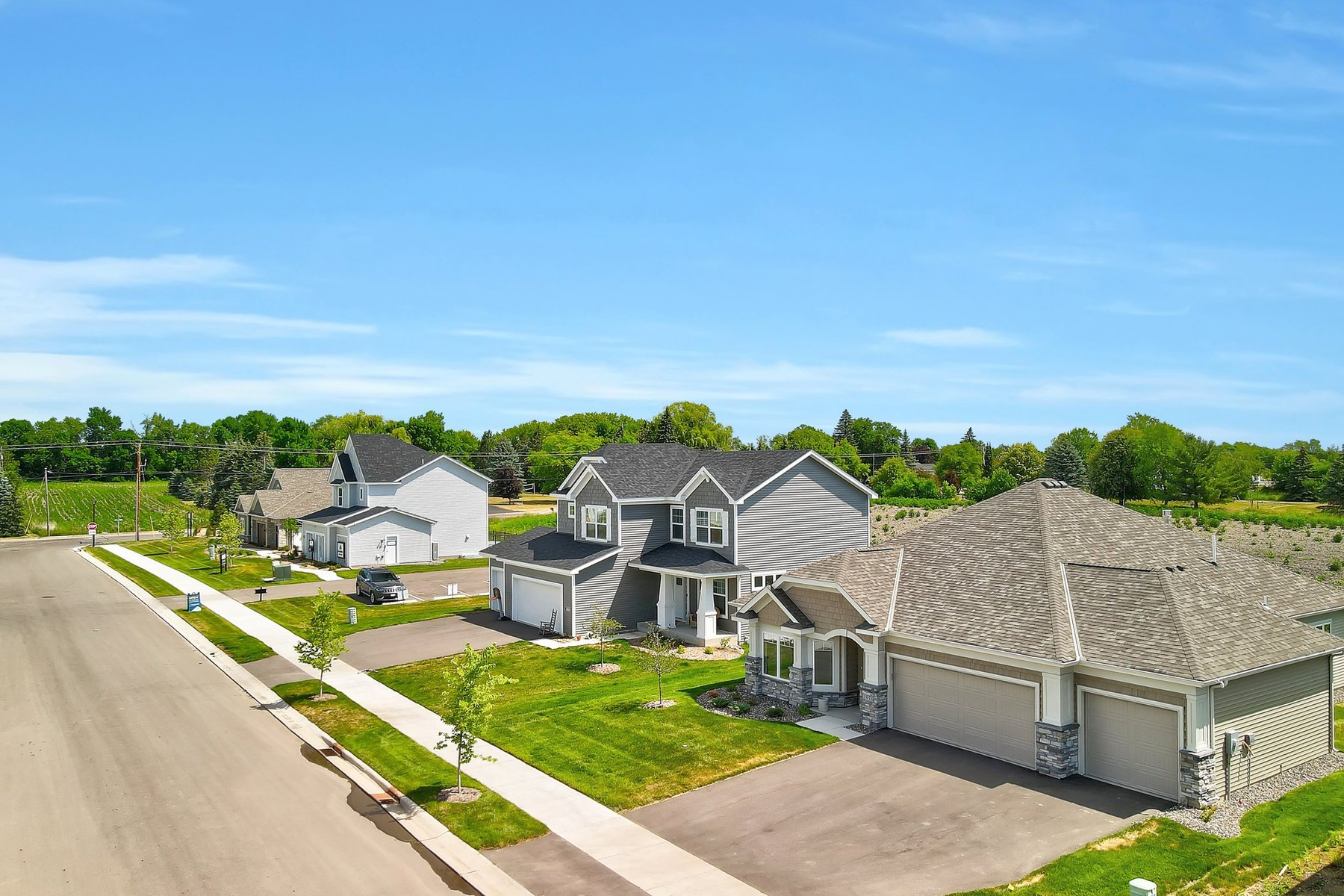 Streetscapes of Homes in Twin Cities, MN