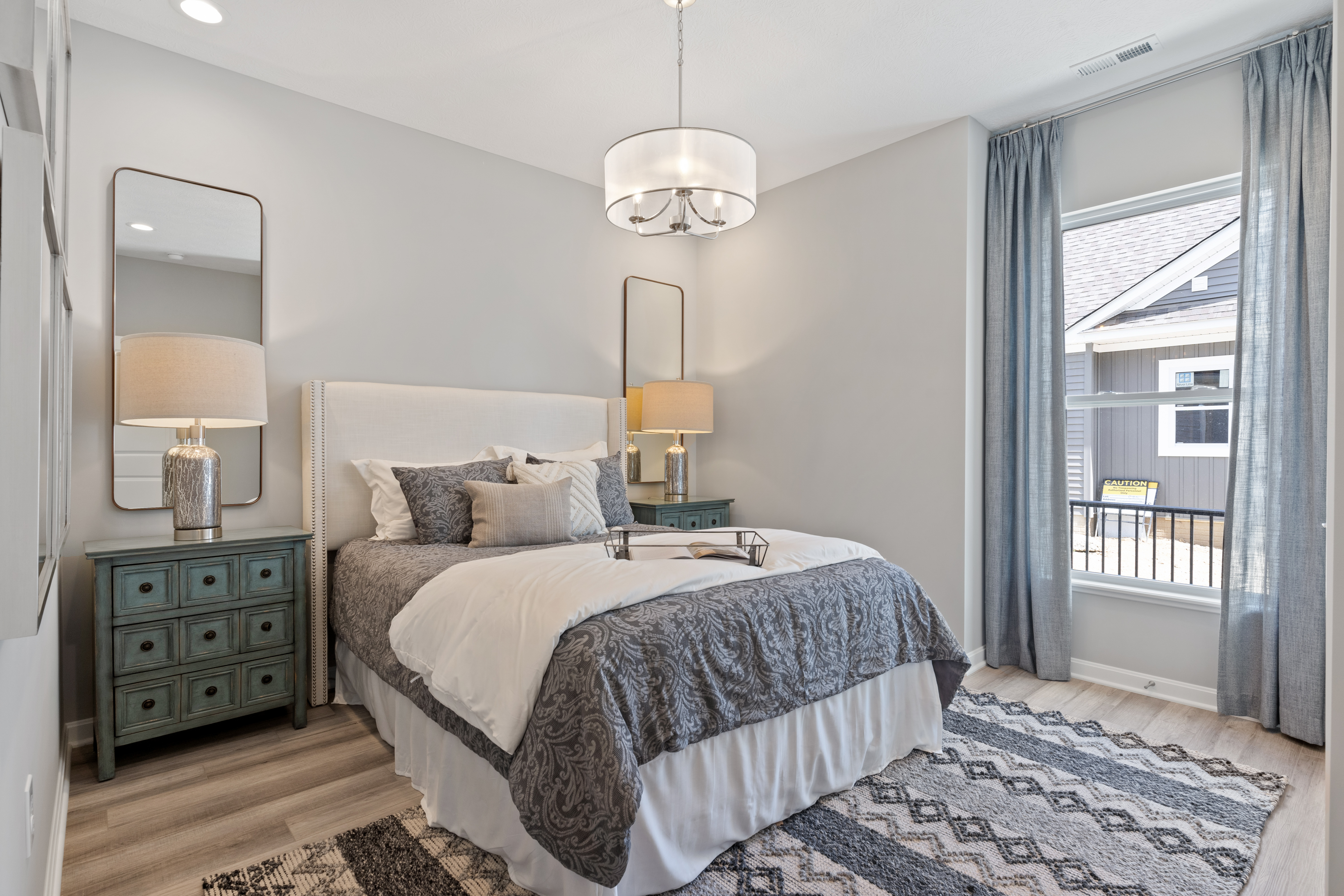 Mixed Patterns Guest Room