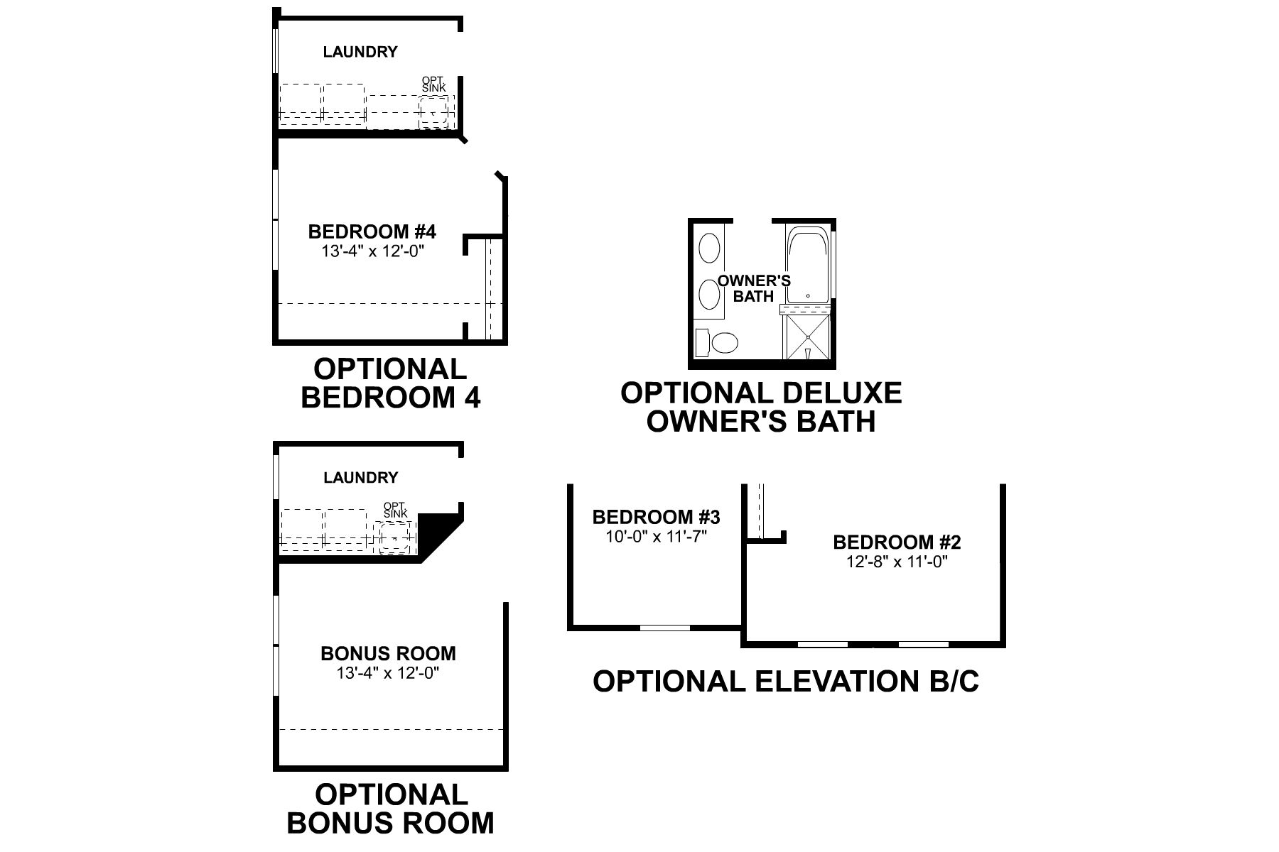 Second Floor options