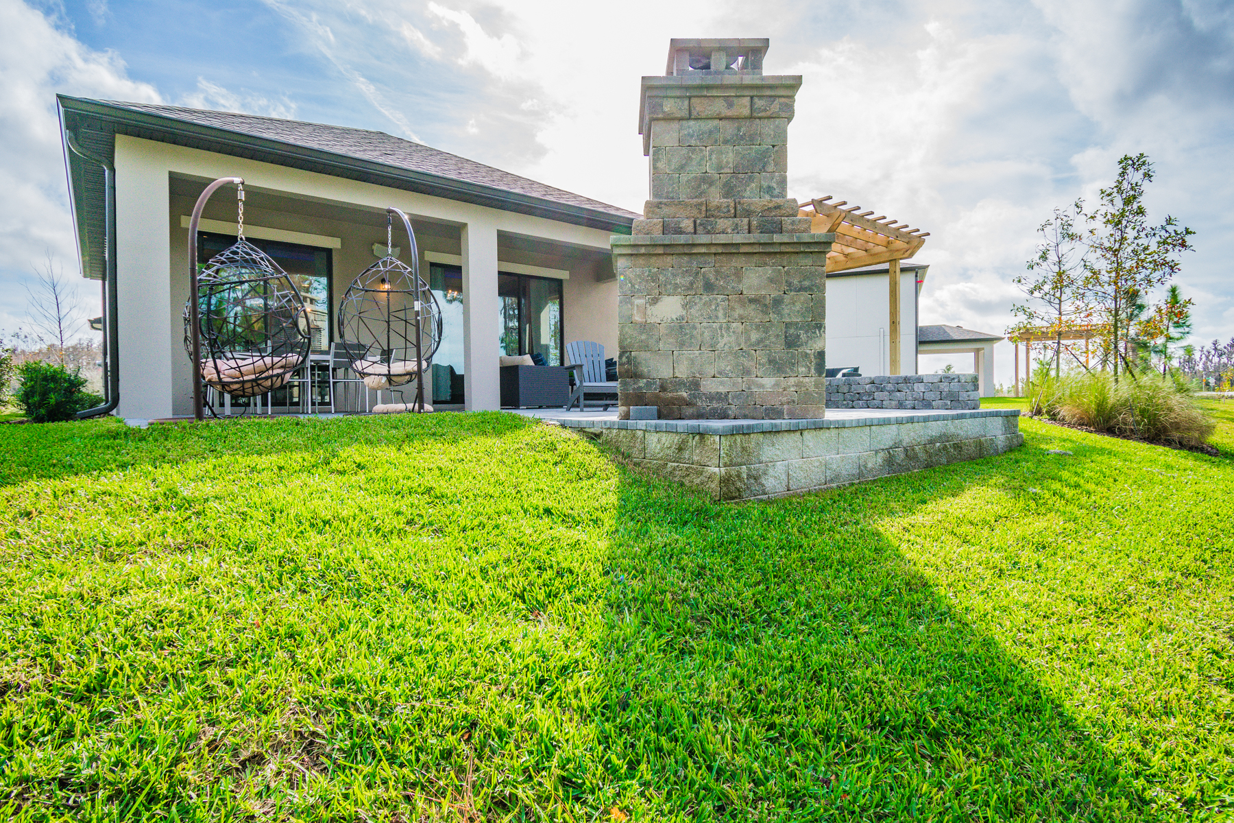 Florida Vacation Home Backyard