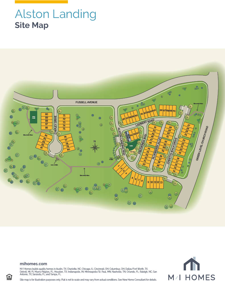 New Homes Cary, NC Alston Landing M/I Homes