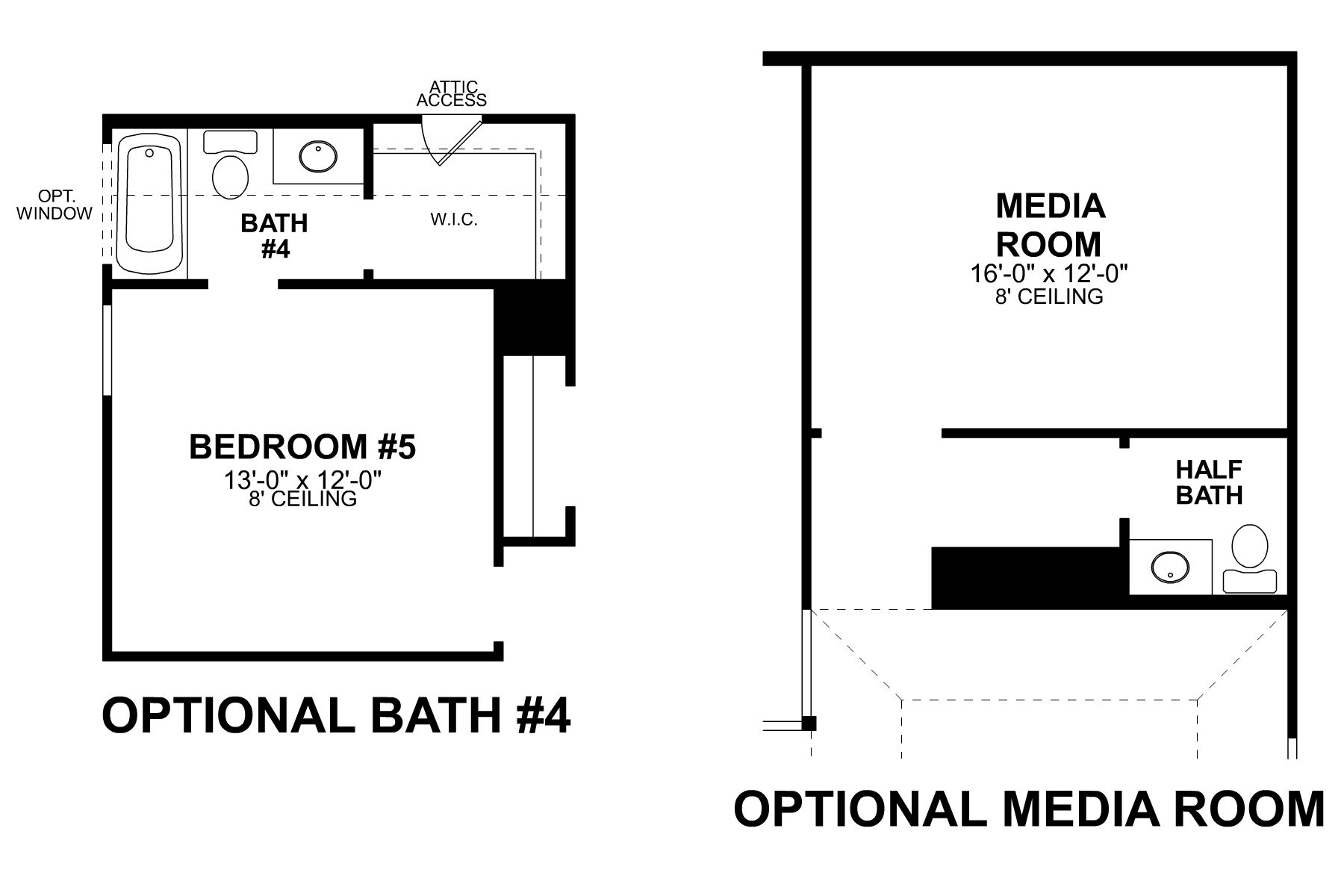 Rincon Second Floor Options