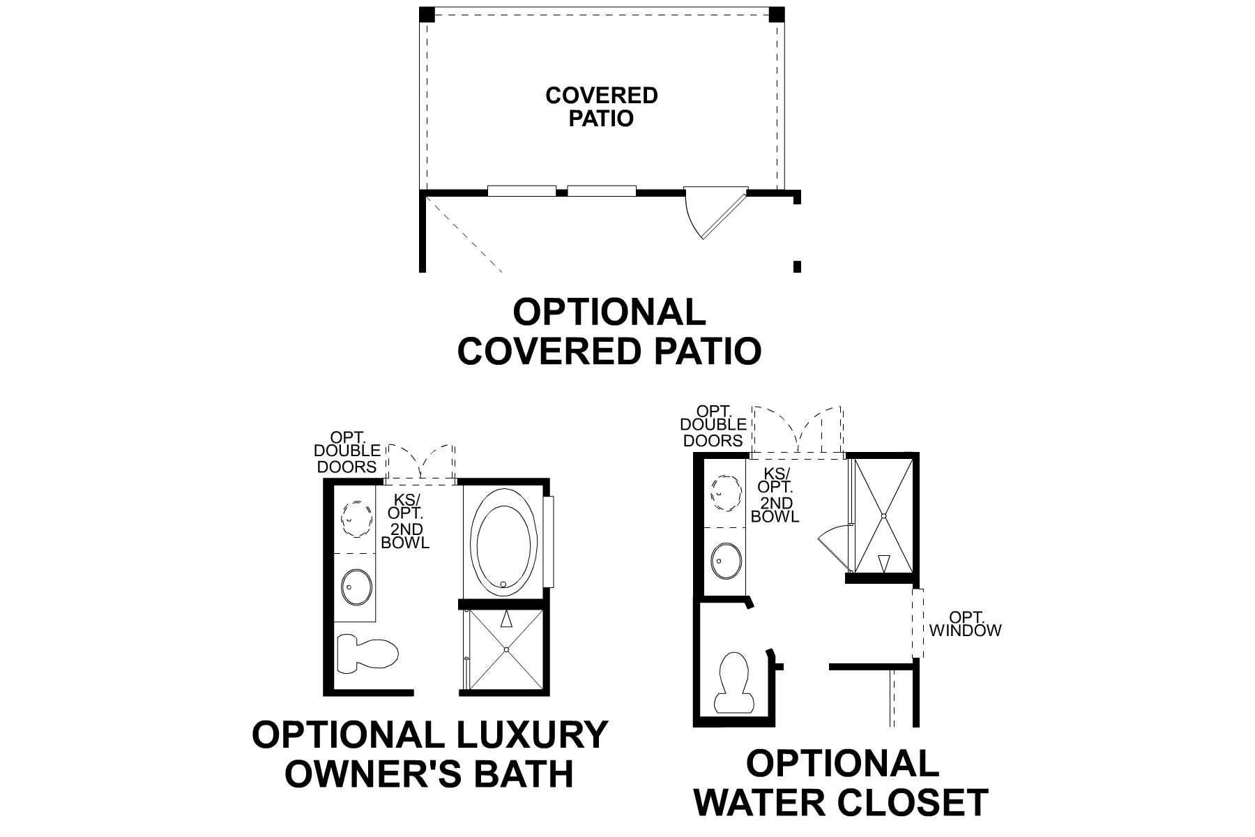 Dogwood II First Floor Options