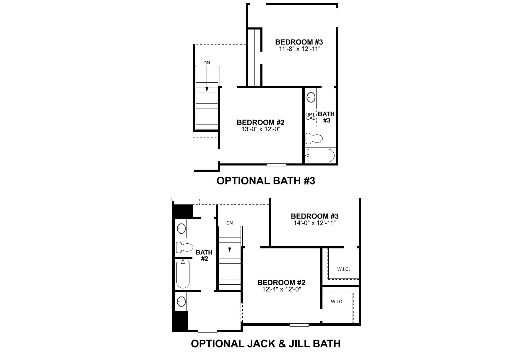 Dogwood II Second Floor Options