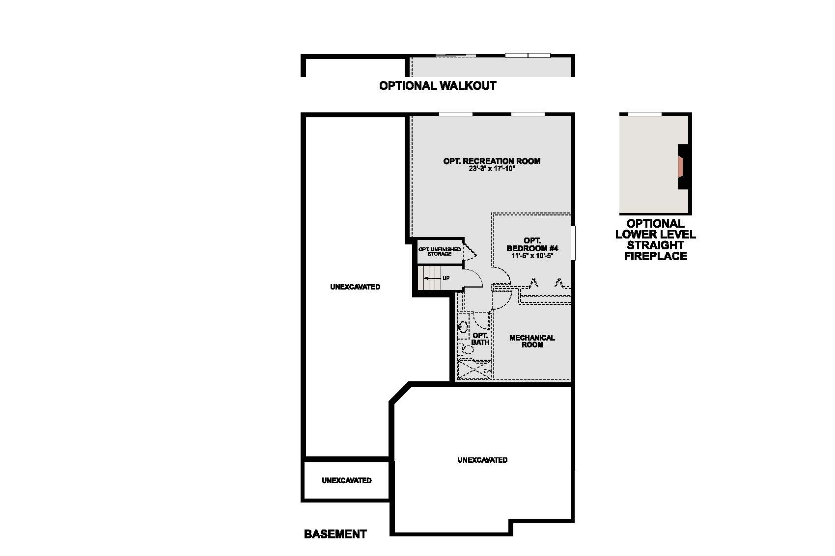 Bailey Floorplan Basement