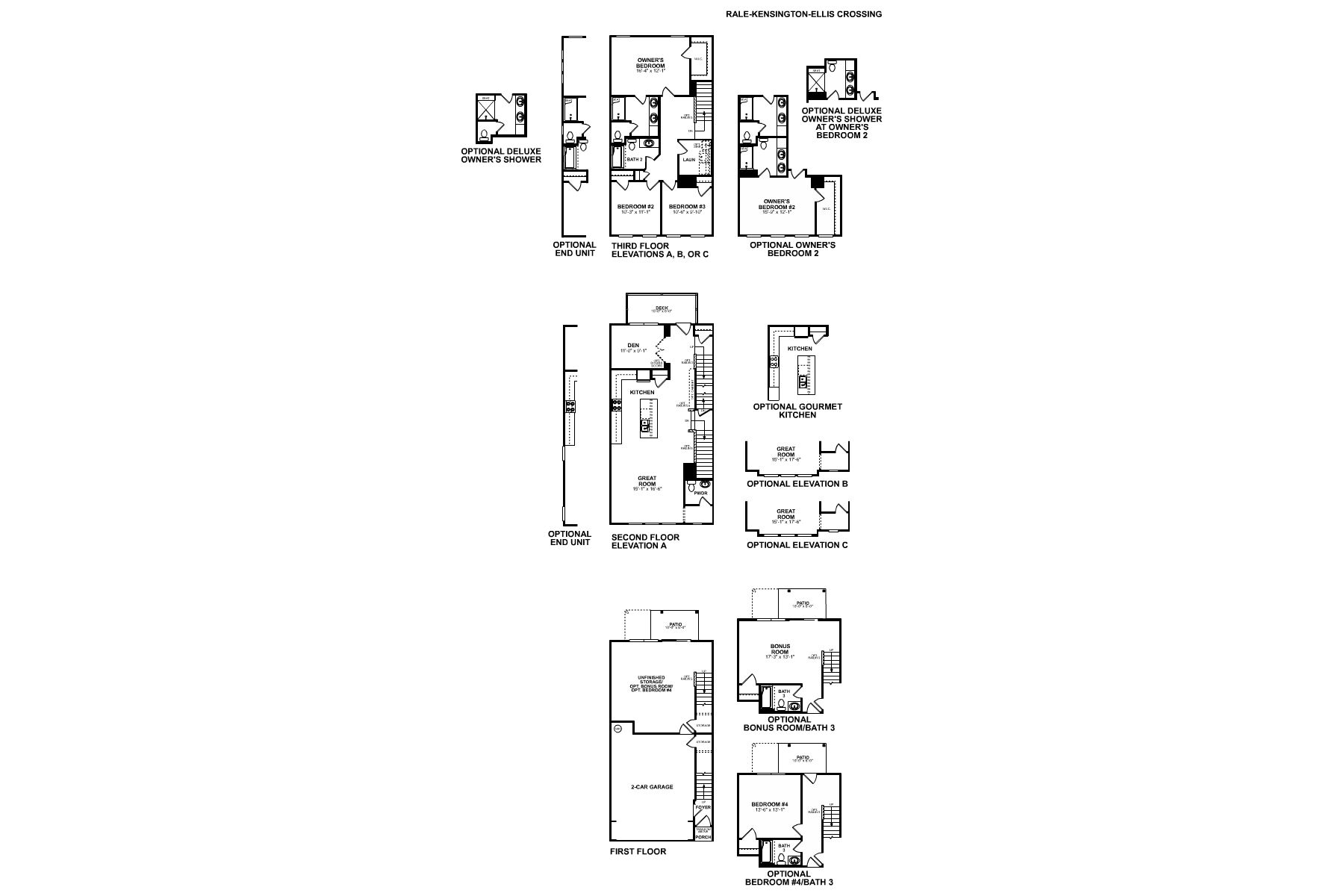 Ellis Crossing Kensington Floorplan