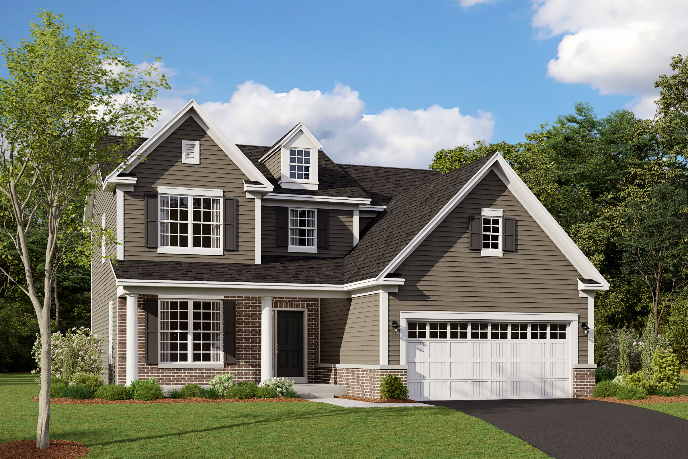 Baldwin Elevation Colonial Revival