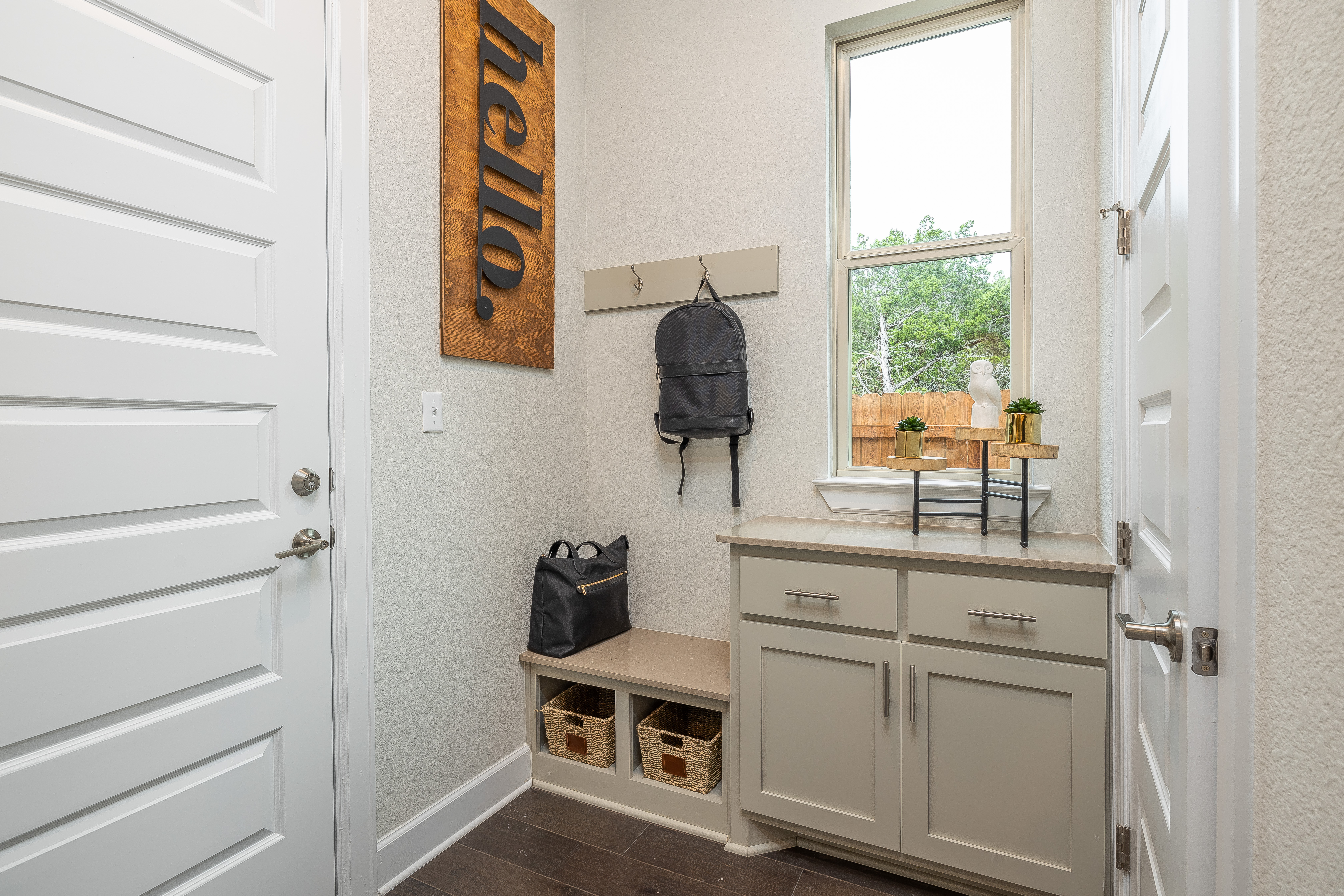 Mud Room With Small Bench