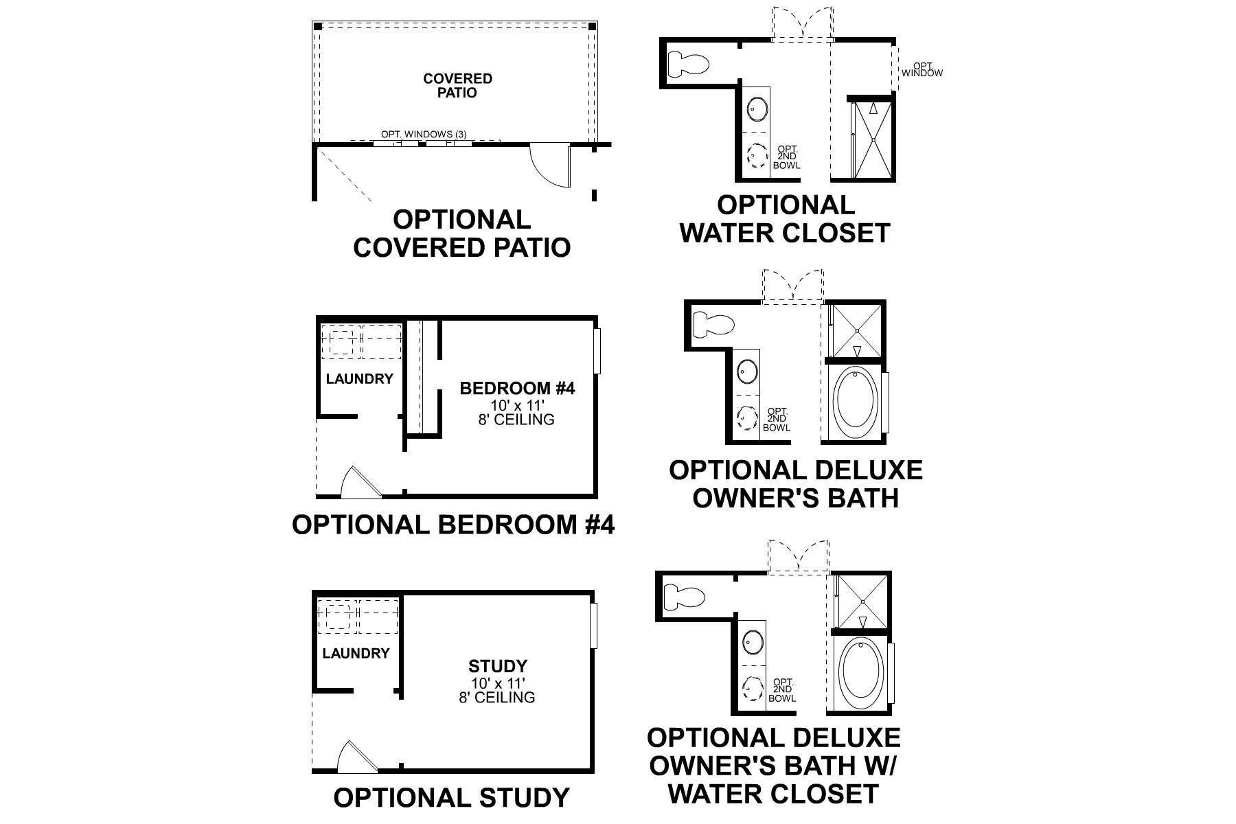 Freestone First Floor Options
