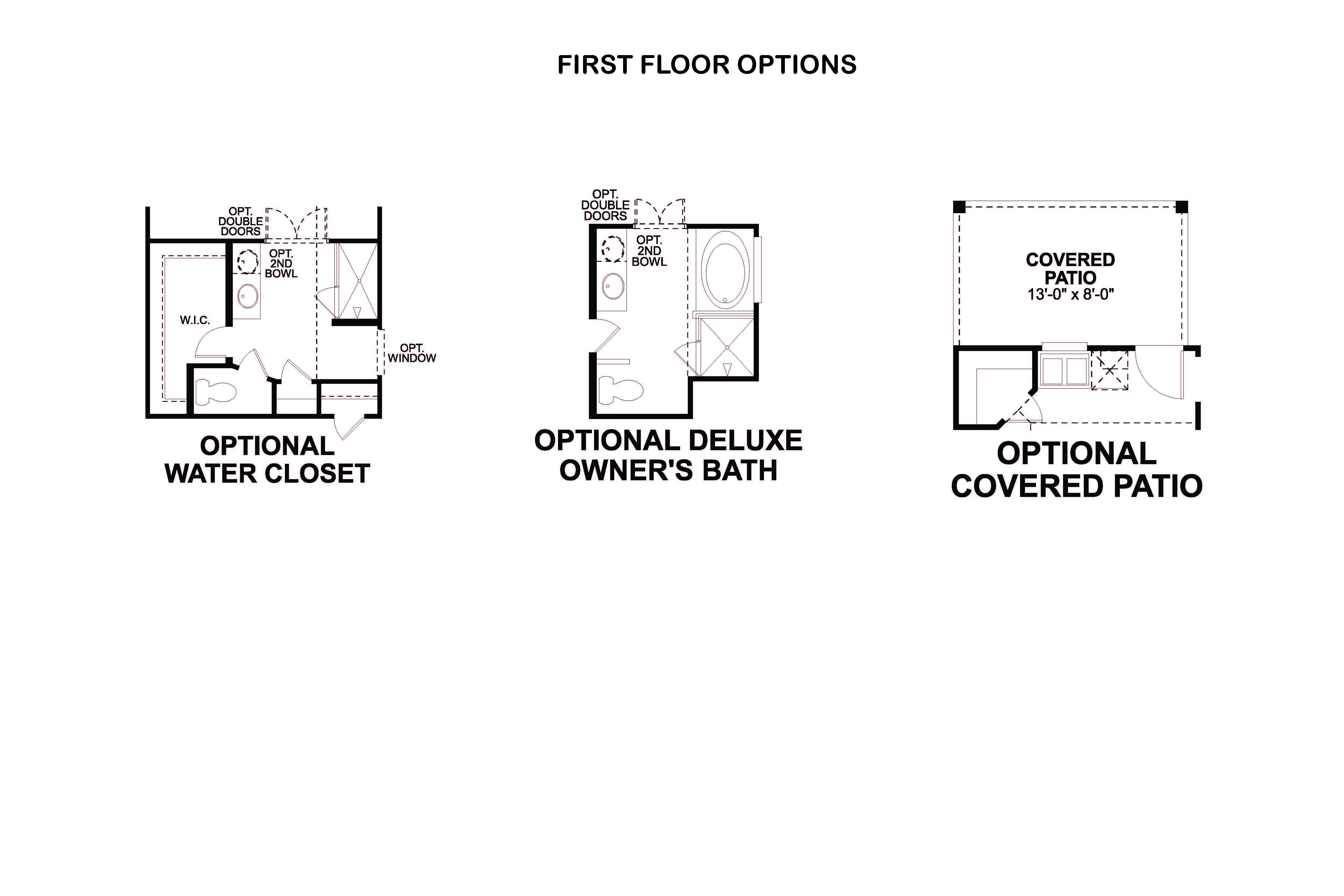 Magnolia first floor options