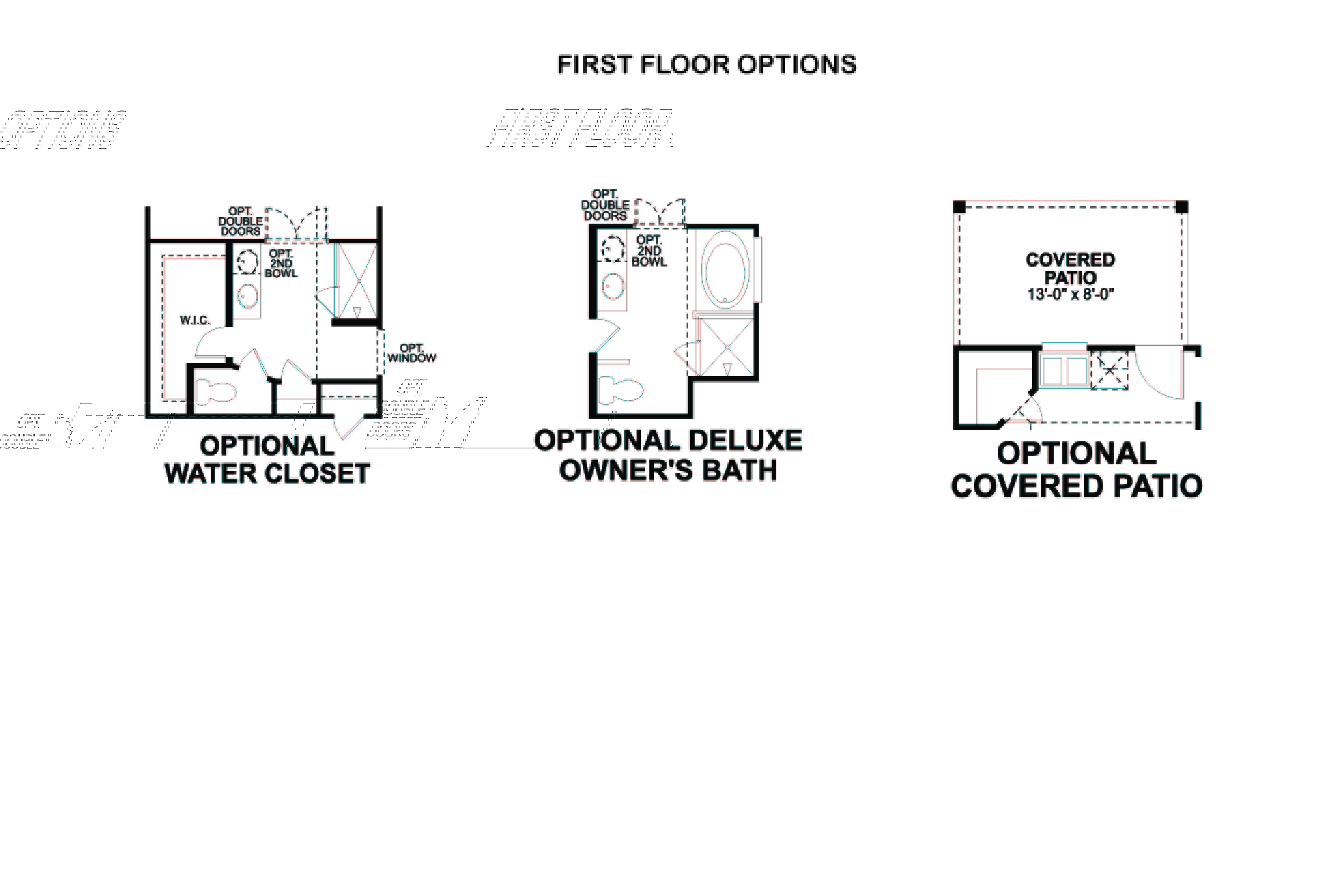 Magnolia first floor options