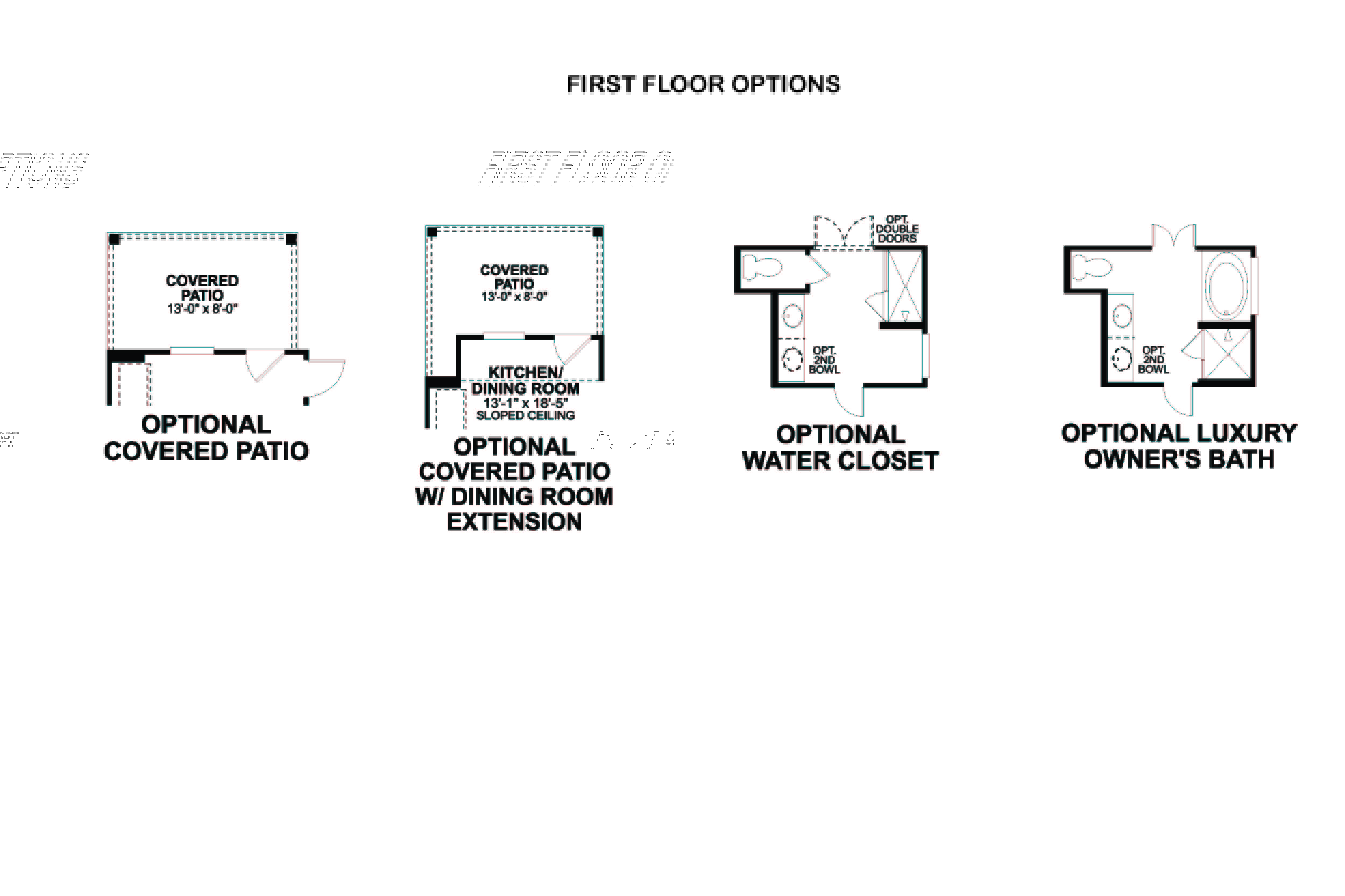 Larkspur first floor options