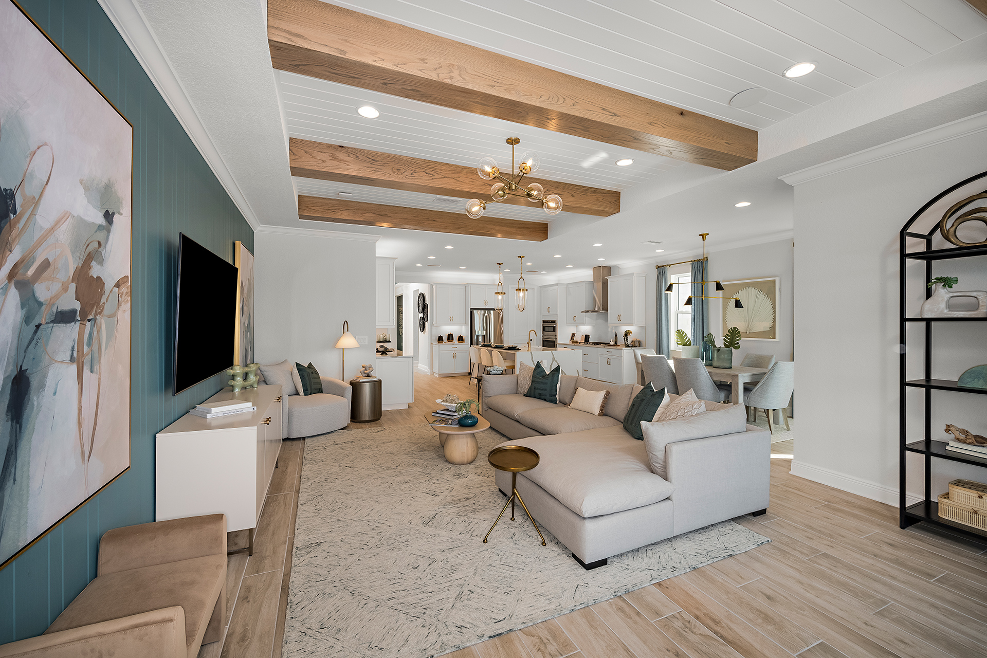 Textured Living Room