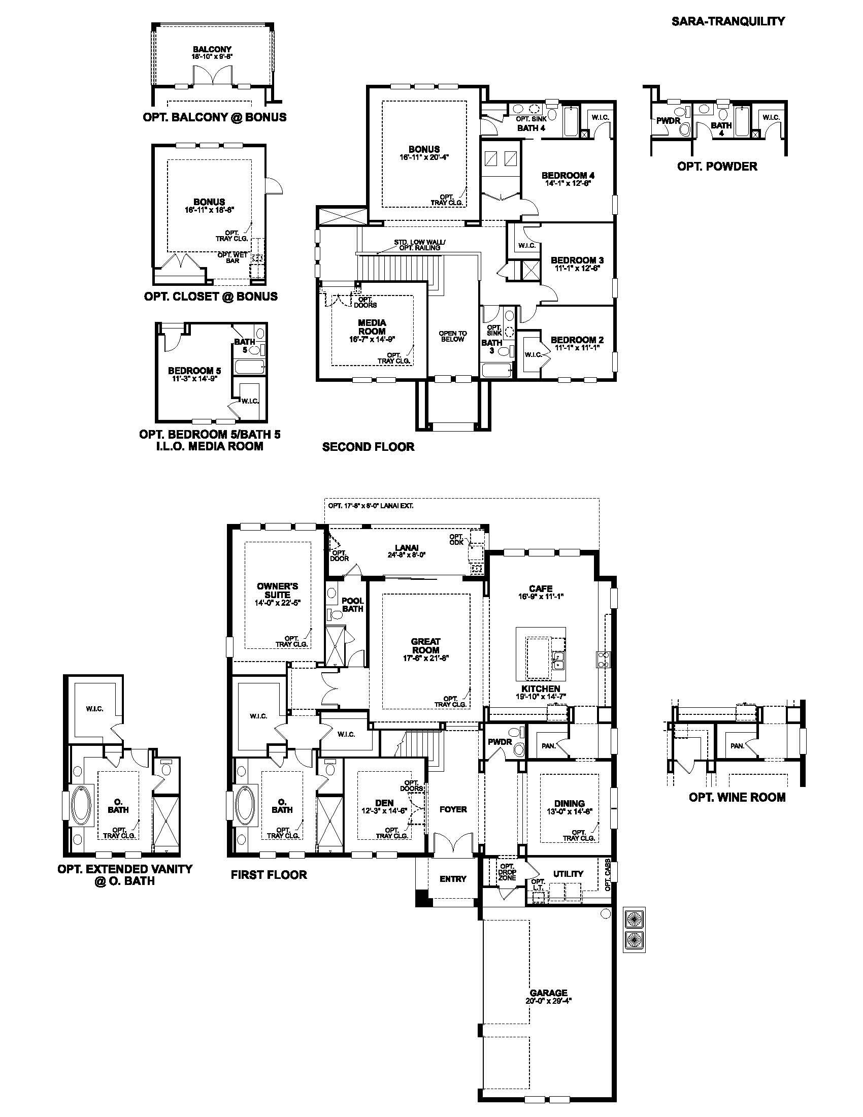 Tranquility floorplan