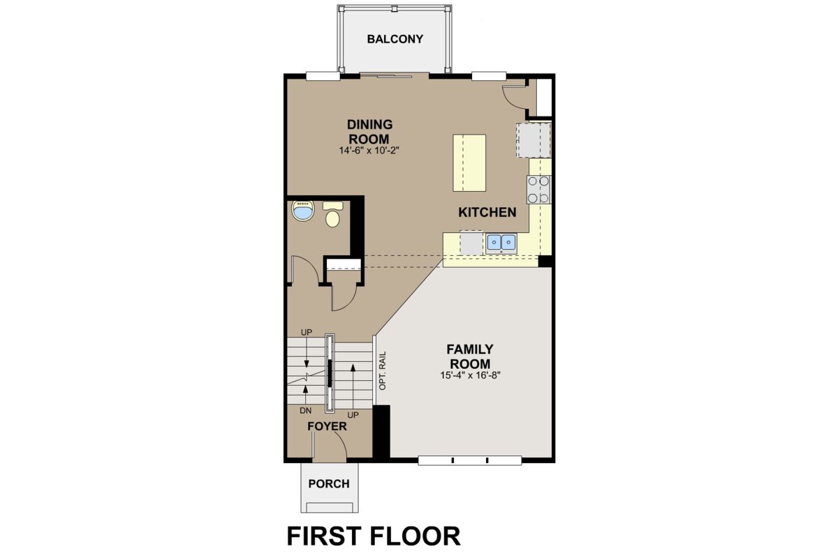 Brooks Floorplan - First Floor