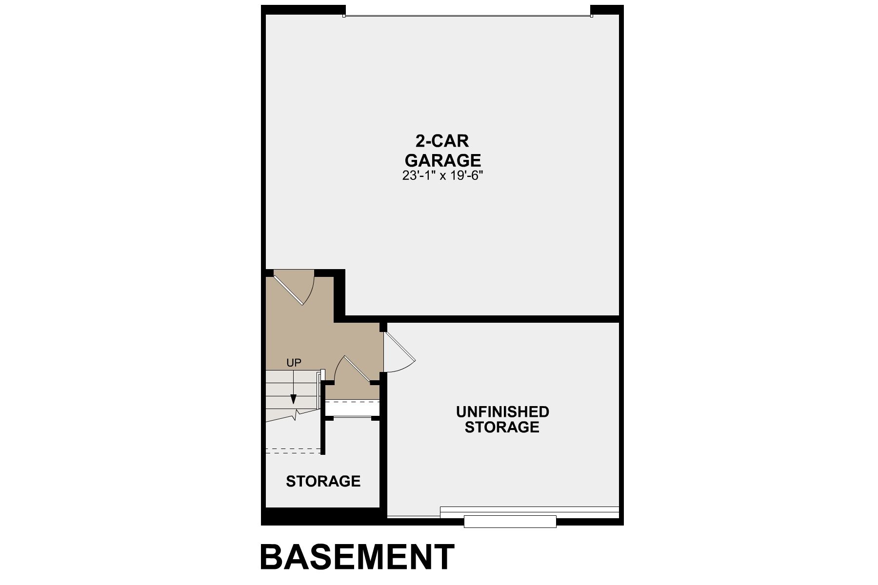 Brooks Floorplan - Basement
