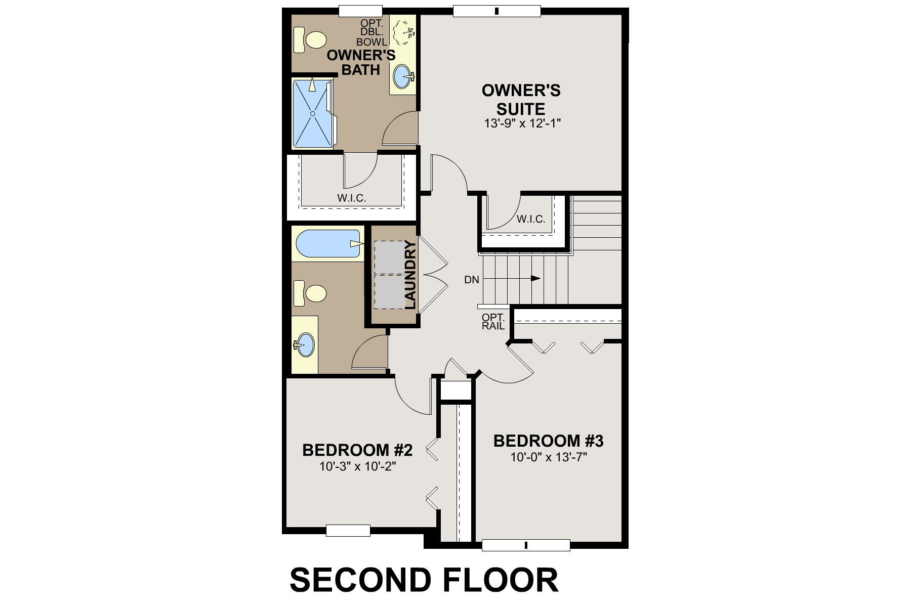 Dylan Floorplan - Second Floor