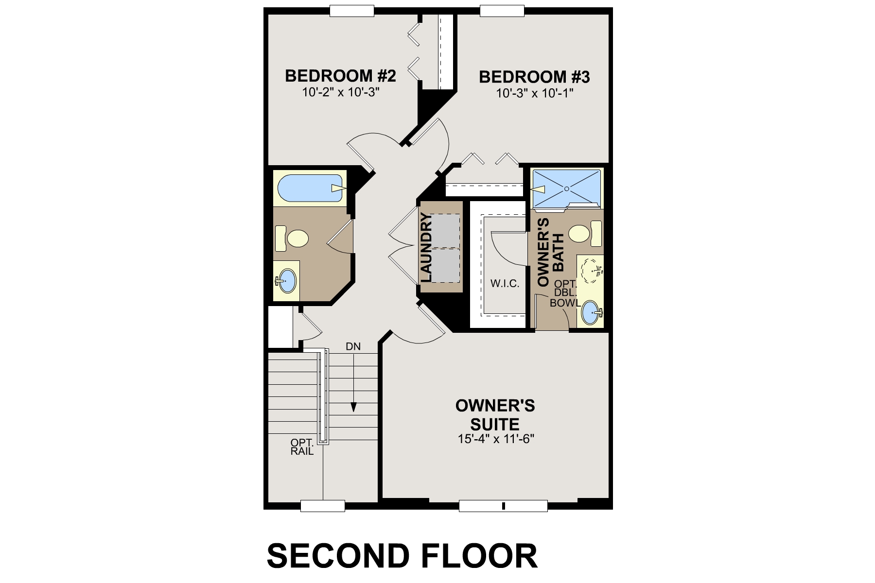 Brooks Floorplan - Second Floor