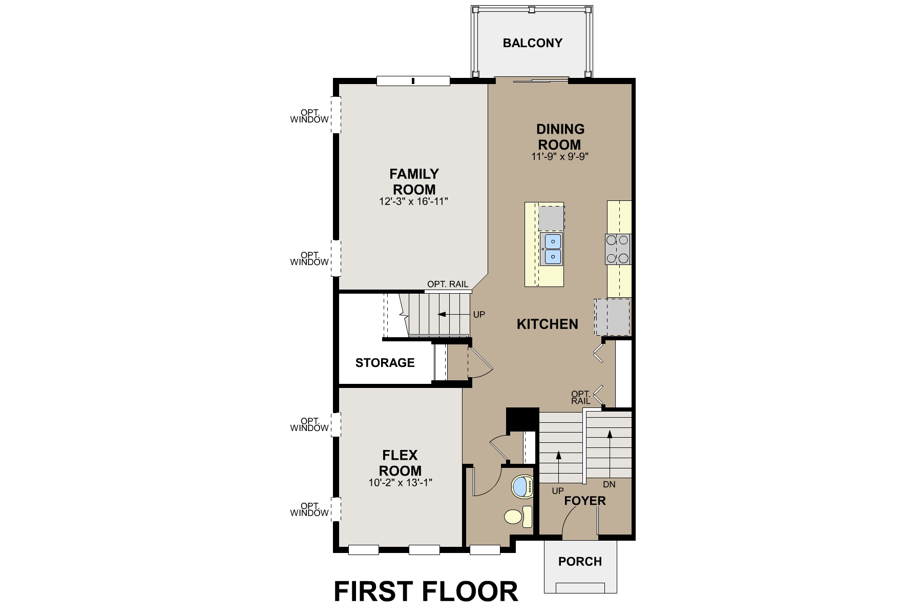 Schulz Floorplan - First Floor