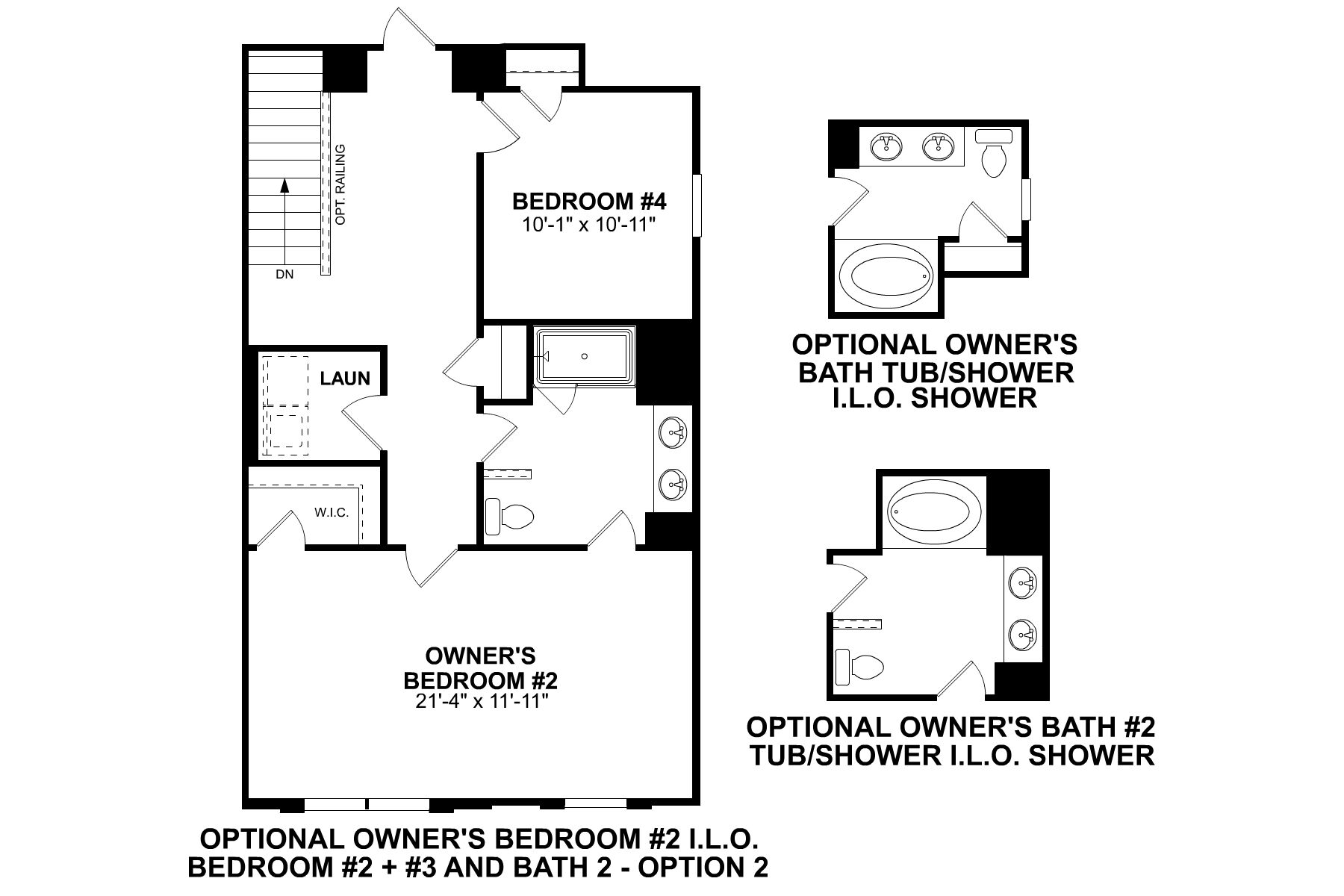 Catawba Second Floor Options