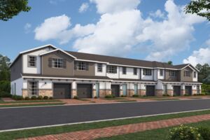 Townhome Streetscape - Rendering 1