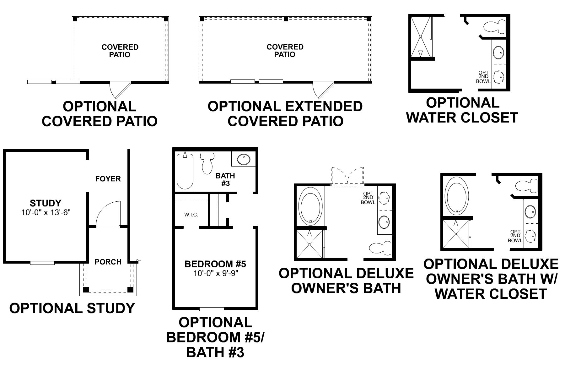 Harrison First Floor Options