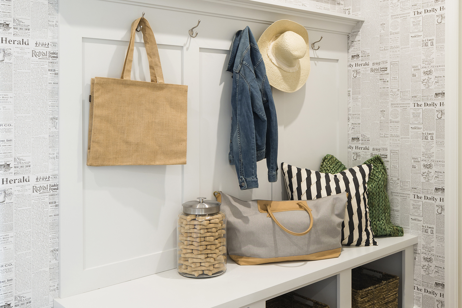 Mud Room With Wall Hooks