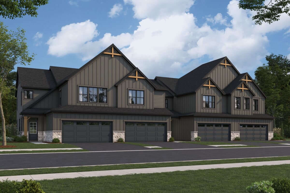 Townhomes in Woodridge, IL The Townes at Farmingdale M/I Homes