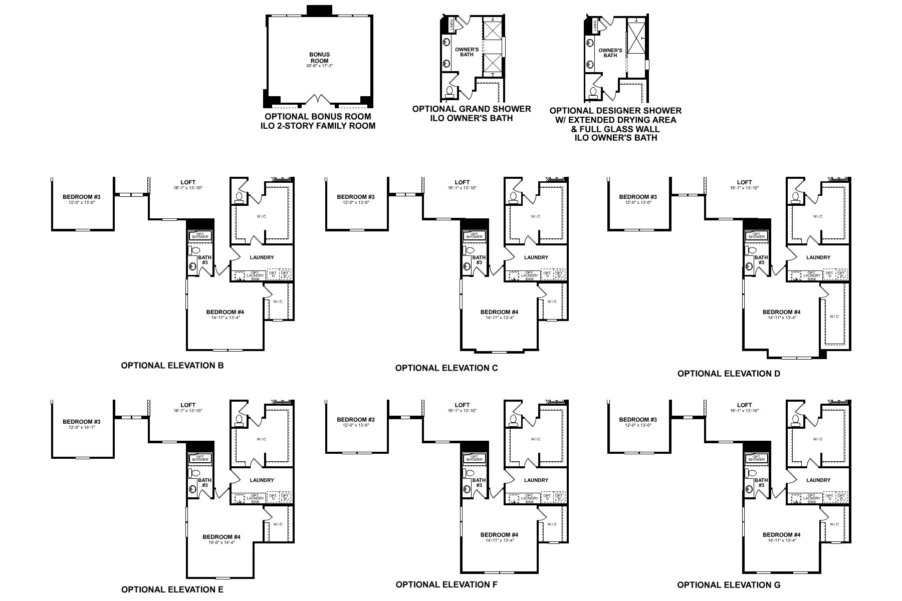 Blythe Second Floor Options