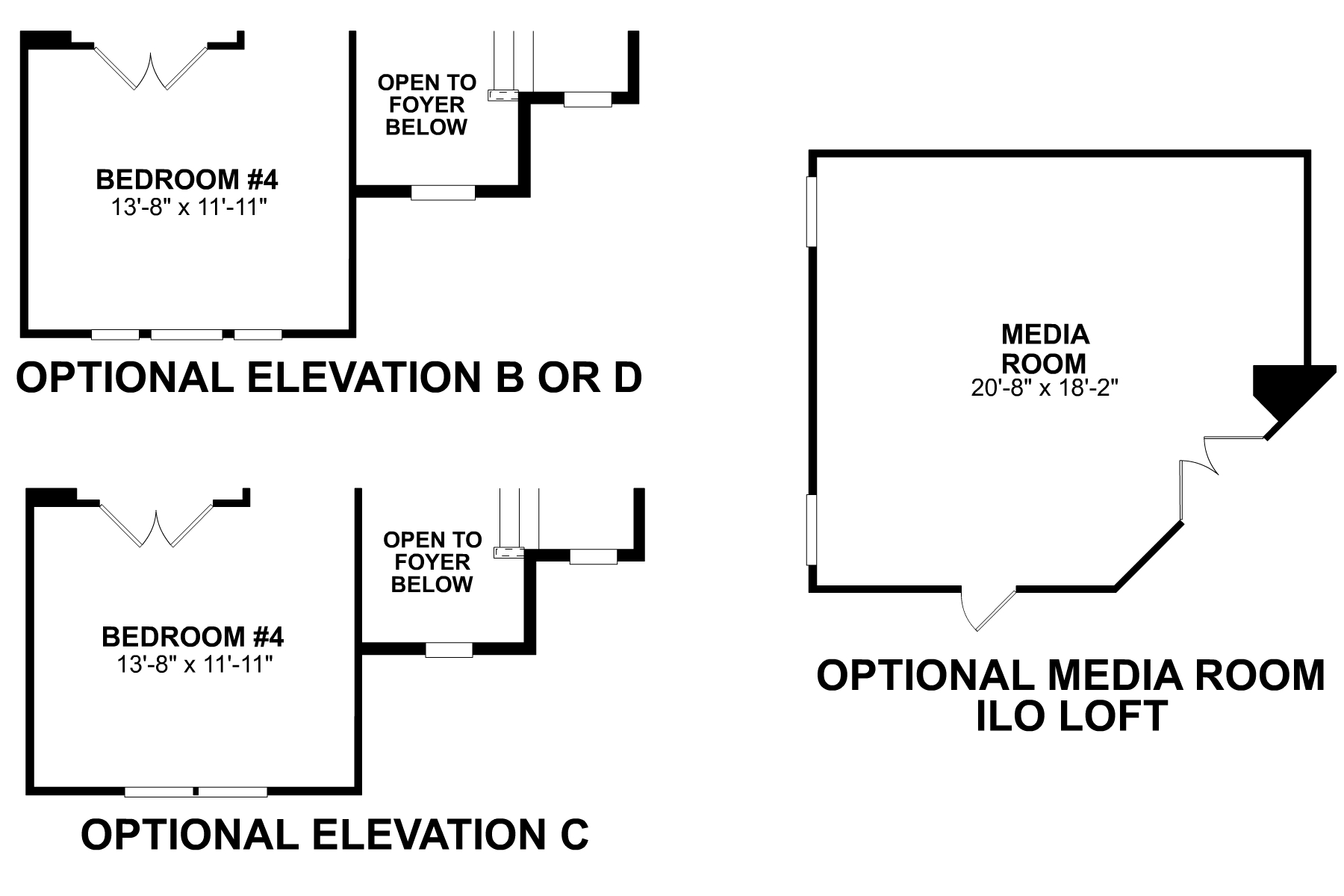 Torrance II Second Floor Options