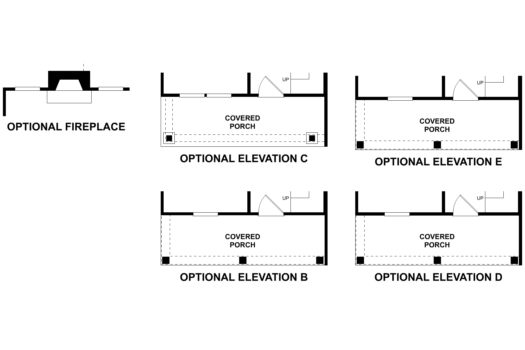 Dearborn II First Floor Options