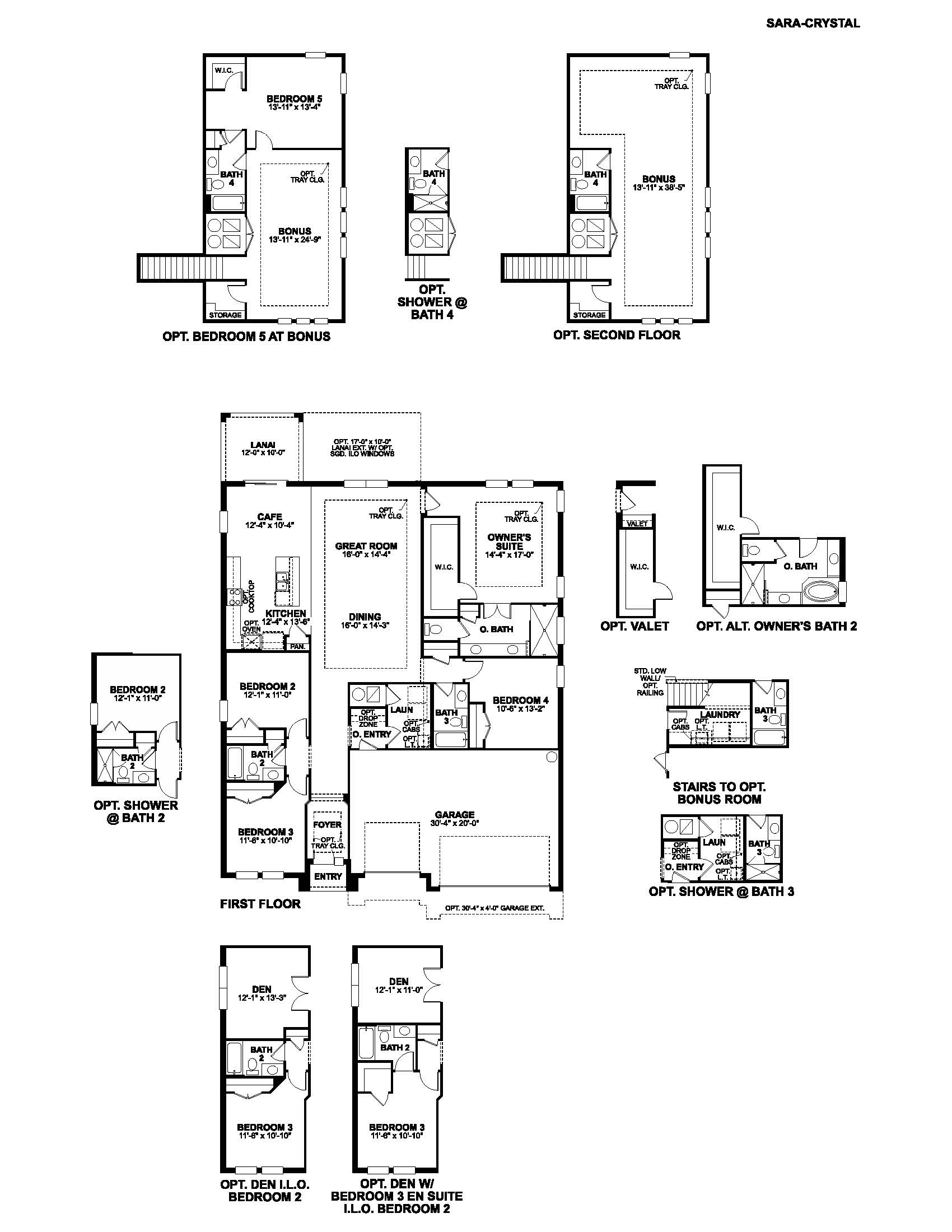 Crystal floorplan