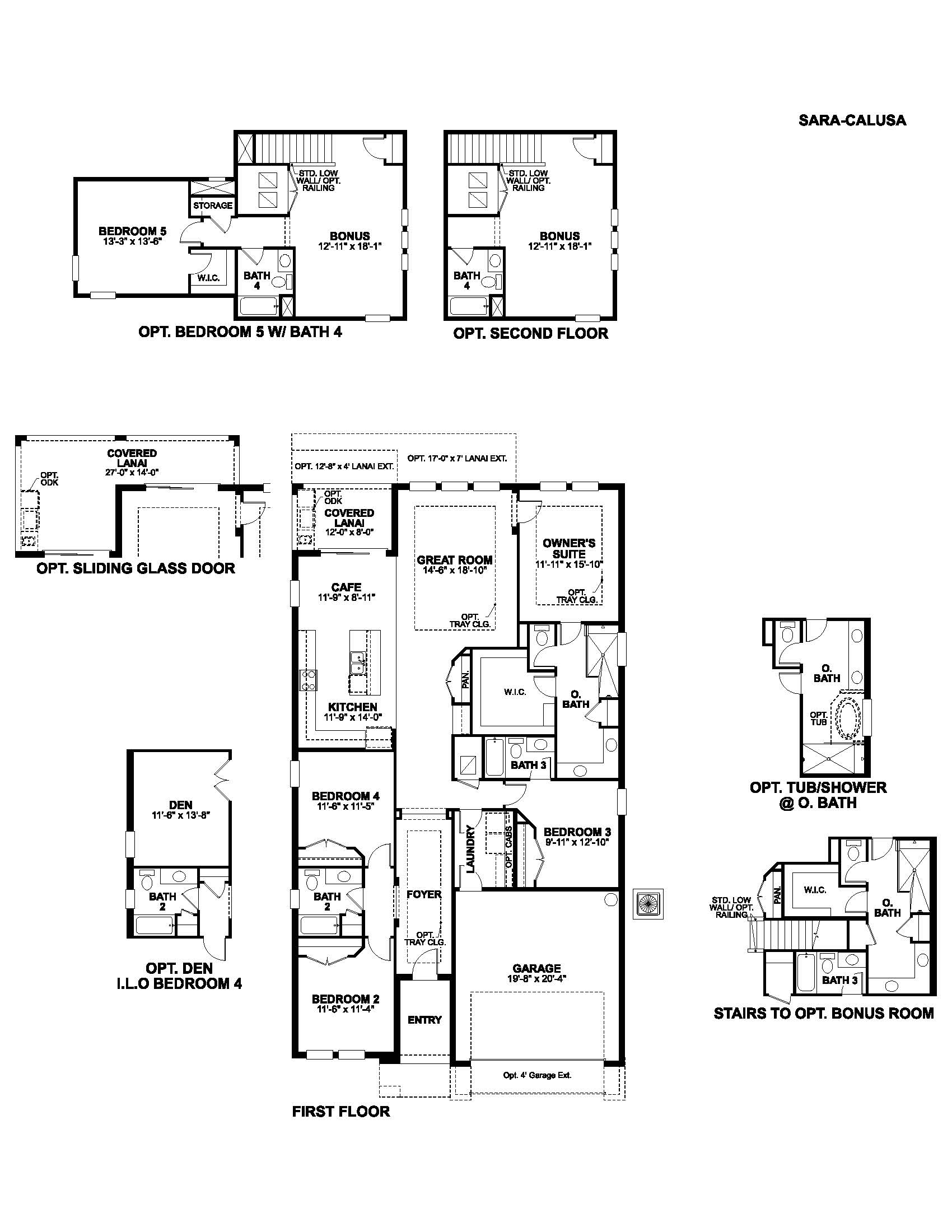 Calusa floorplan